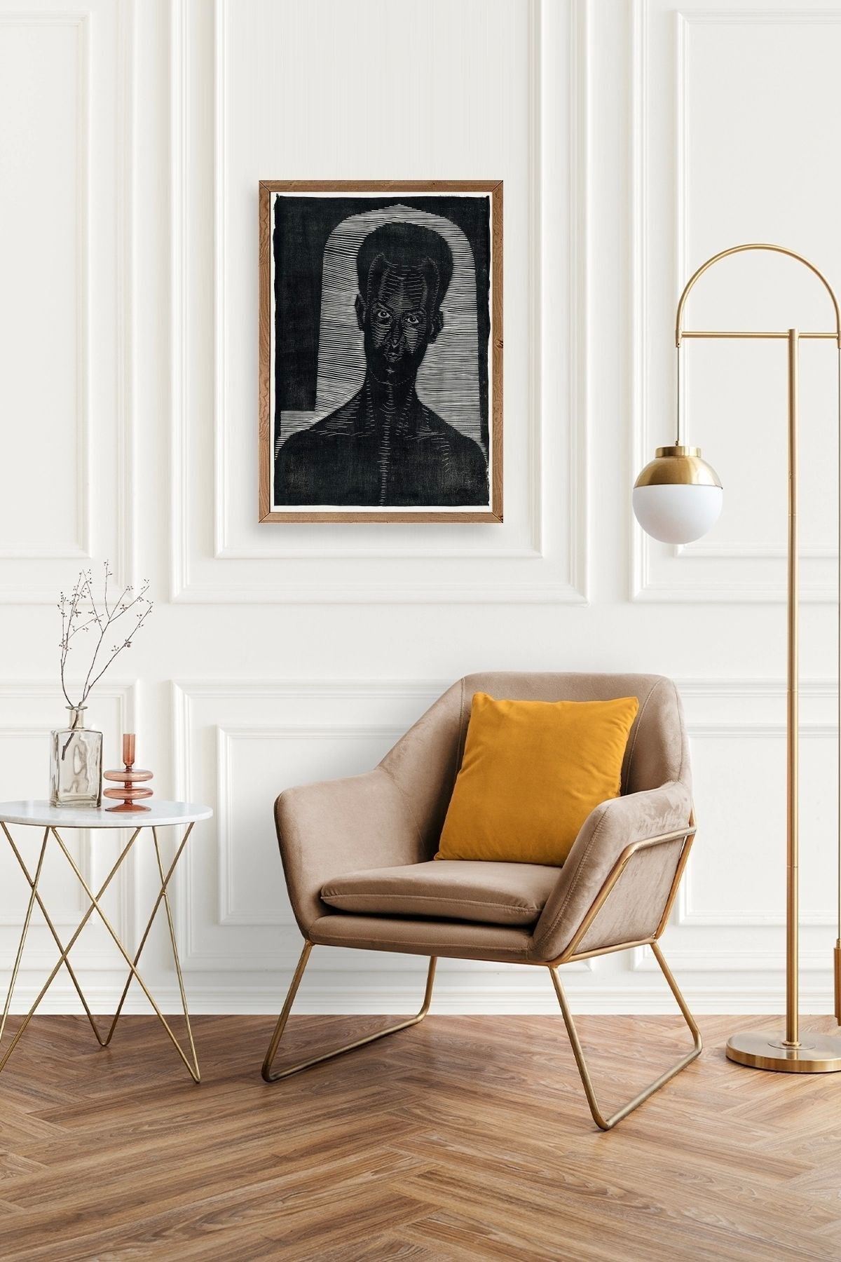 Samuel Jessurun Ahşap Çerçeveli Tablo 30 x 42