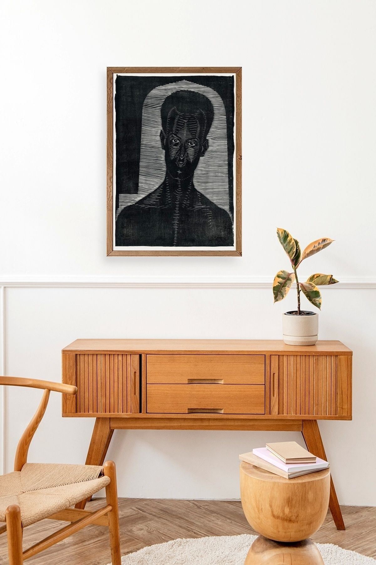 Samuel Jessurun Ahşap Çerçeveli Tablo 23 x 30