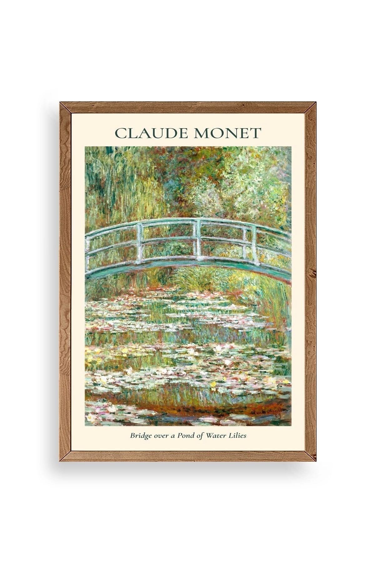 Claude Monet Ahşap Çerçeveli Tablo 50 x 70