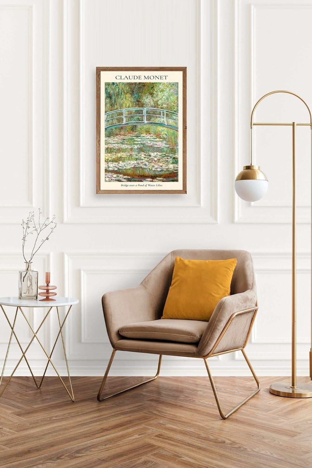 Claude Monet Ahşap Çerçeveli Tablo 50 x 70