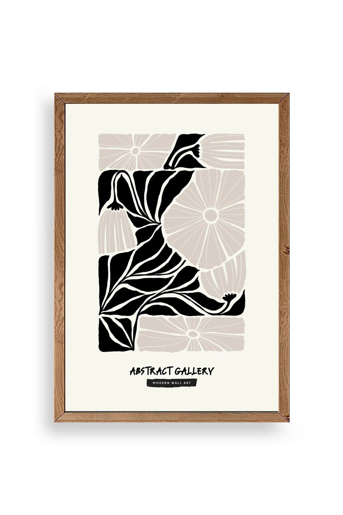 Çiçek Ahşap Çerçeveli Tablo 30 x 42