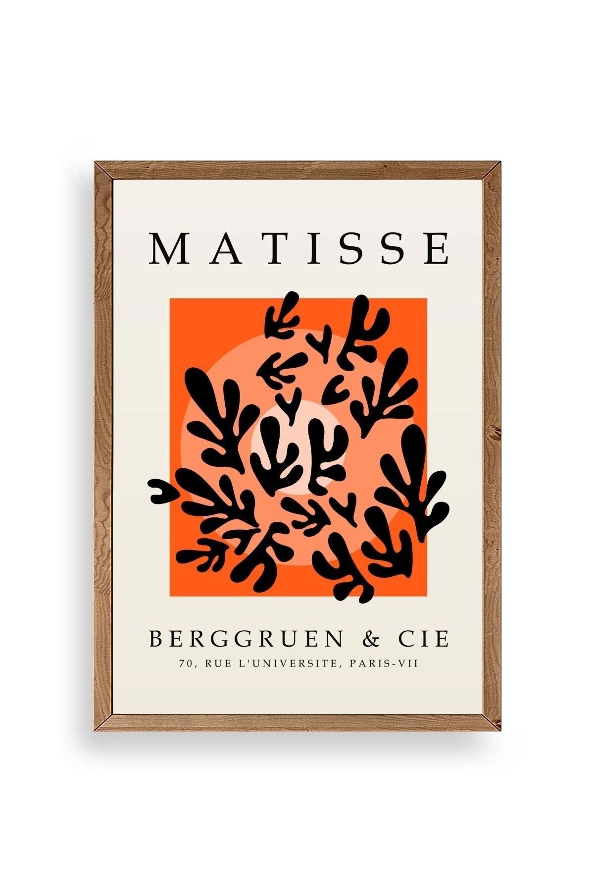 Yapraklar Ahşap Çerçeveli Tablo 17 x 23