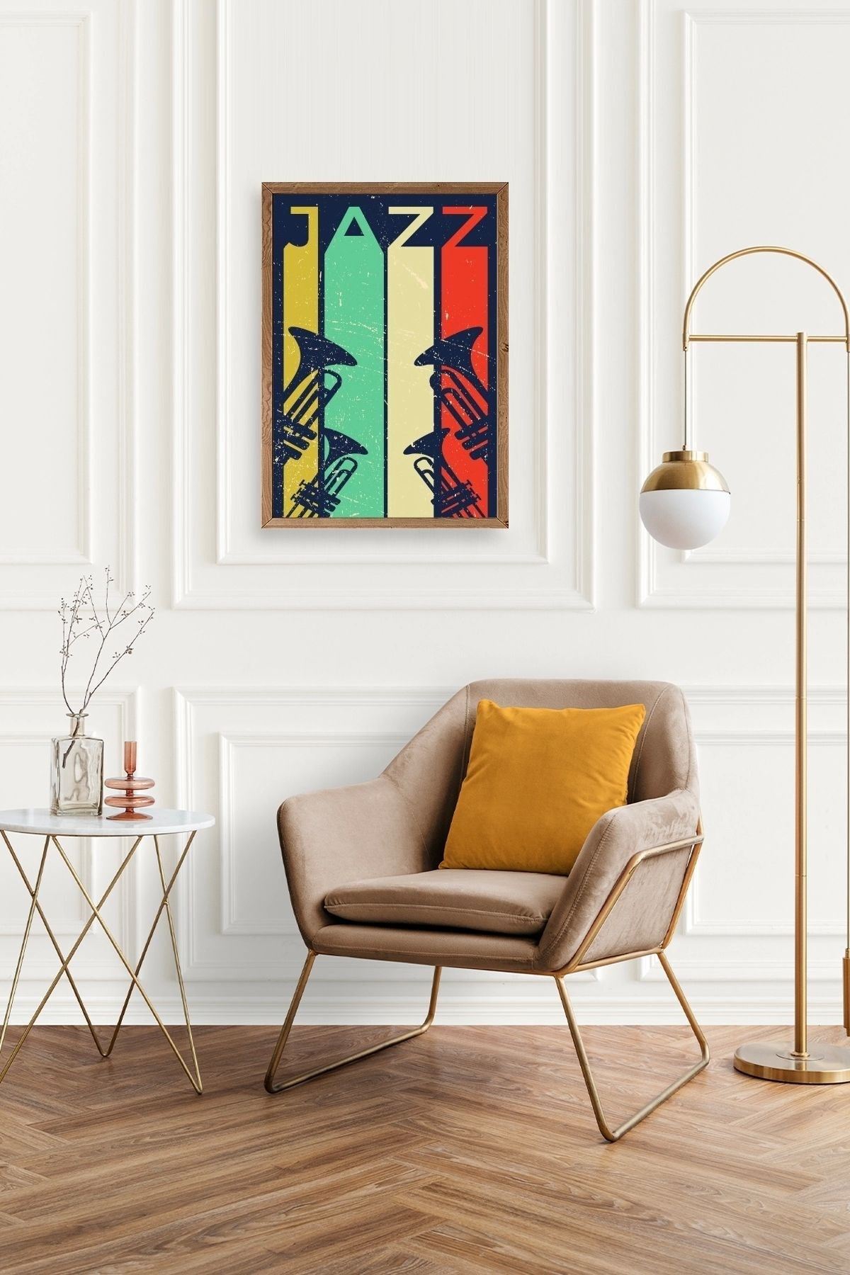 Jazz Ahşap Çerçeveli Tablo 23 x 30