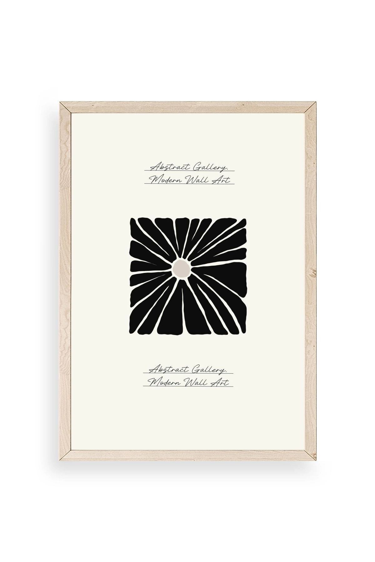 Çiçek Ahşap Çerçeveli Tablo 23 x 30