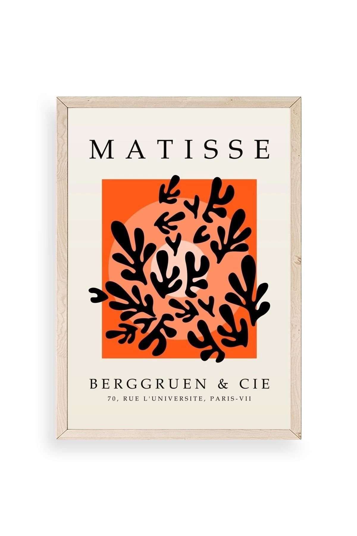 Yapraklar Ahşap Çerçeveli Tablo 17 x 23