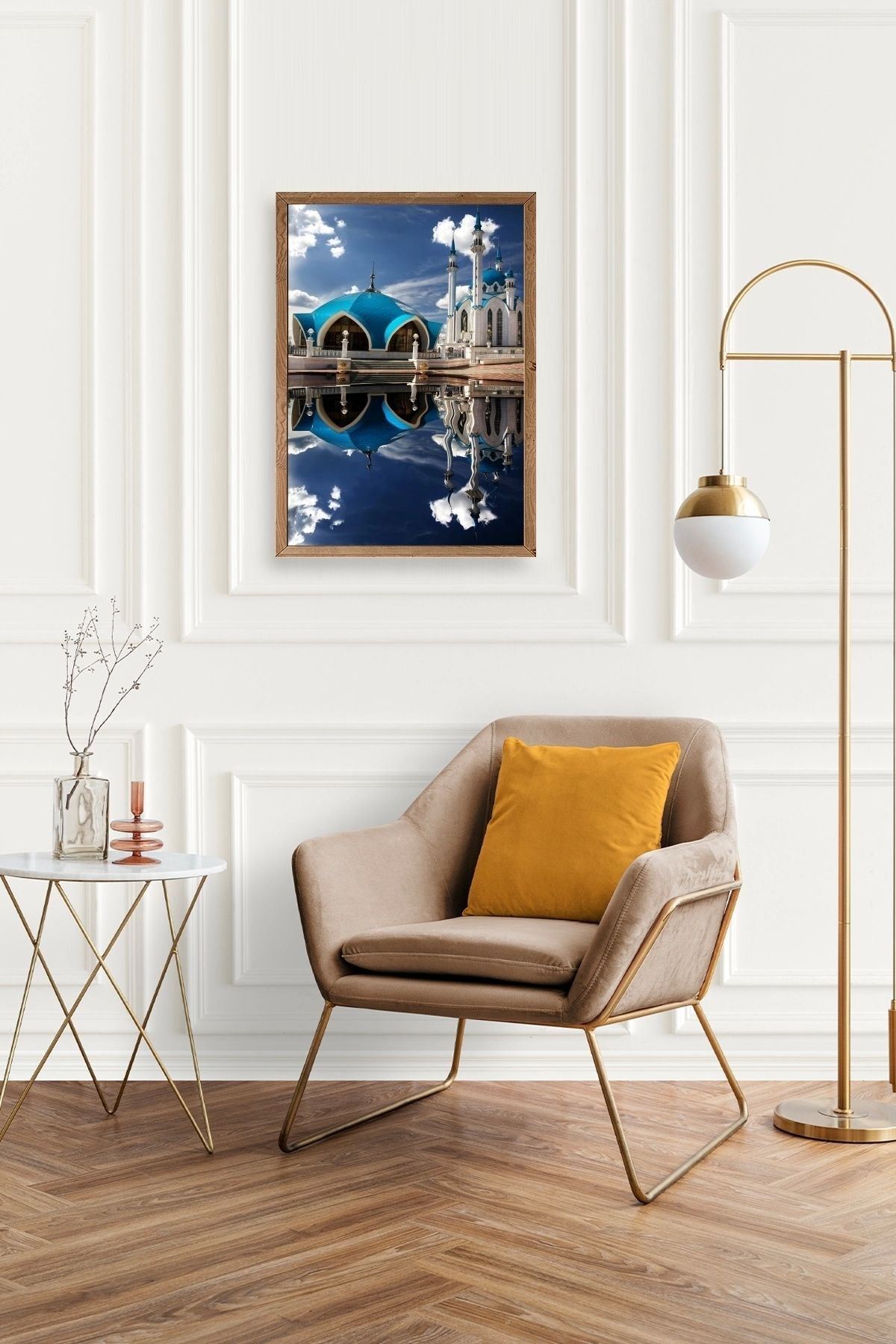 Kabe Camii Ahşap Çerçeveli Tablo 30 x 42