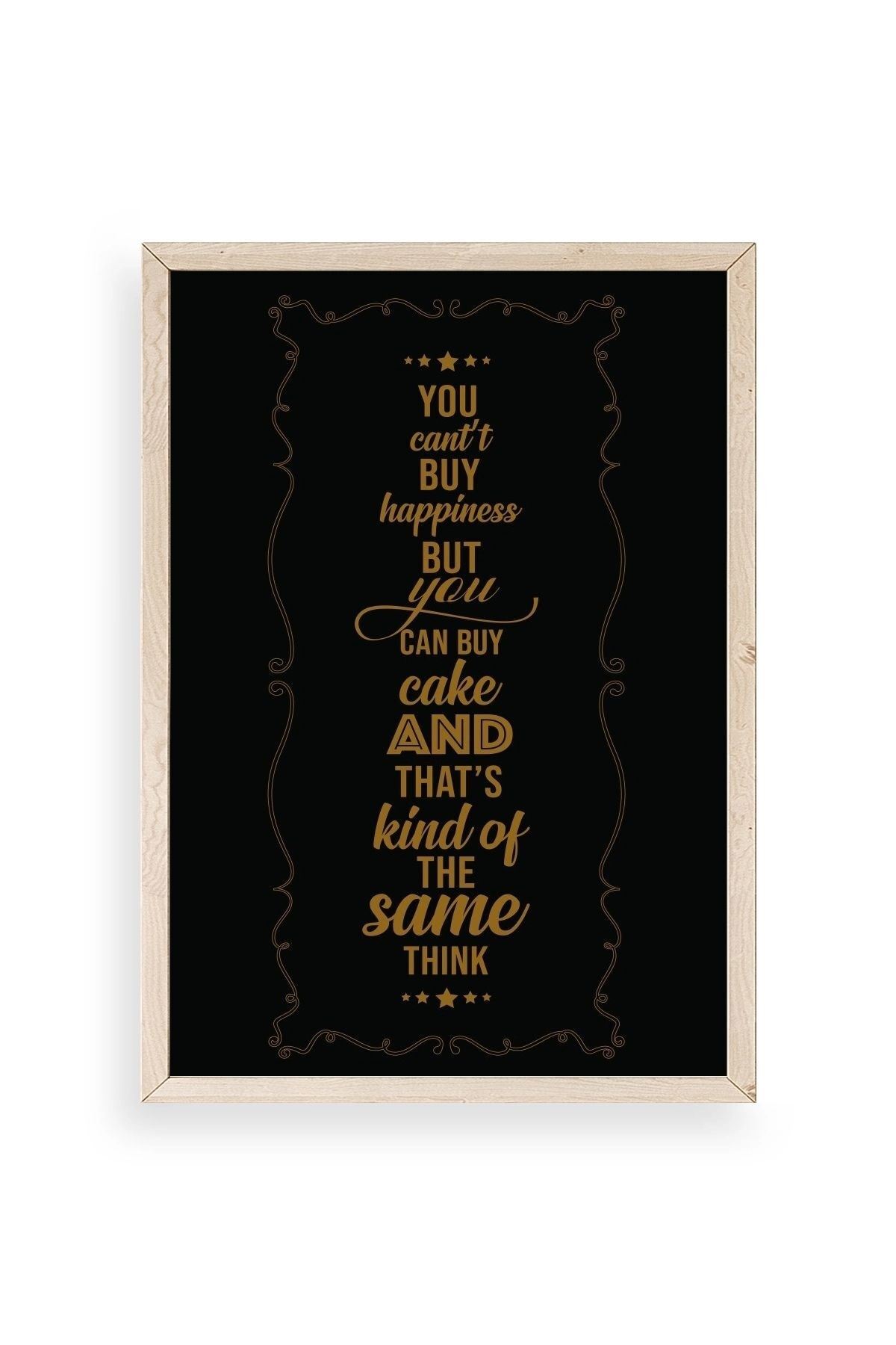 Modern Ahşap Çerçeveli Tablo 23 x 30