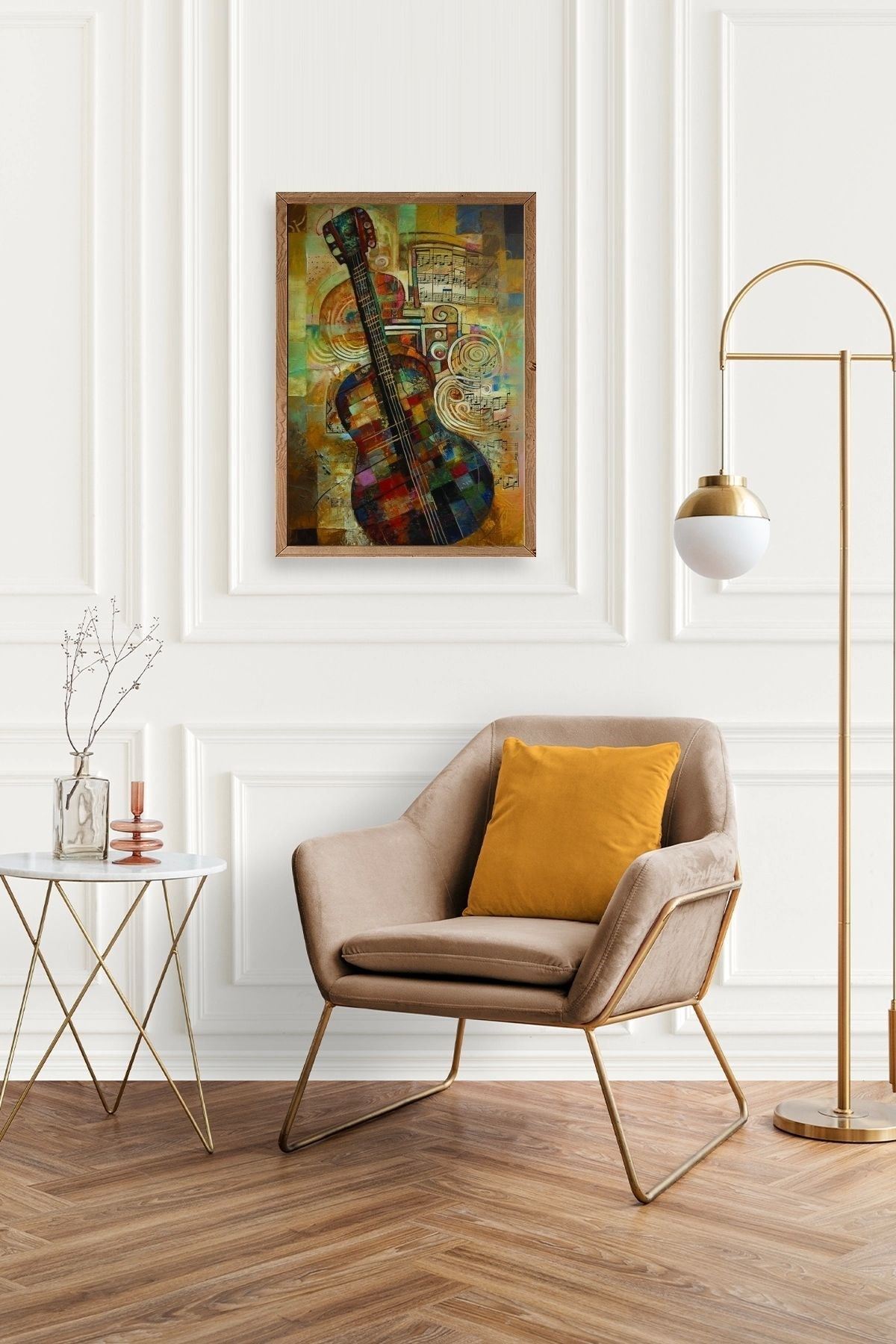 Keman Ahşap Çerçeveli Tablo 30 x 42