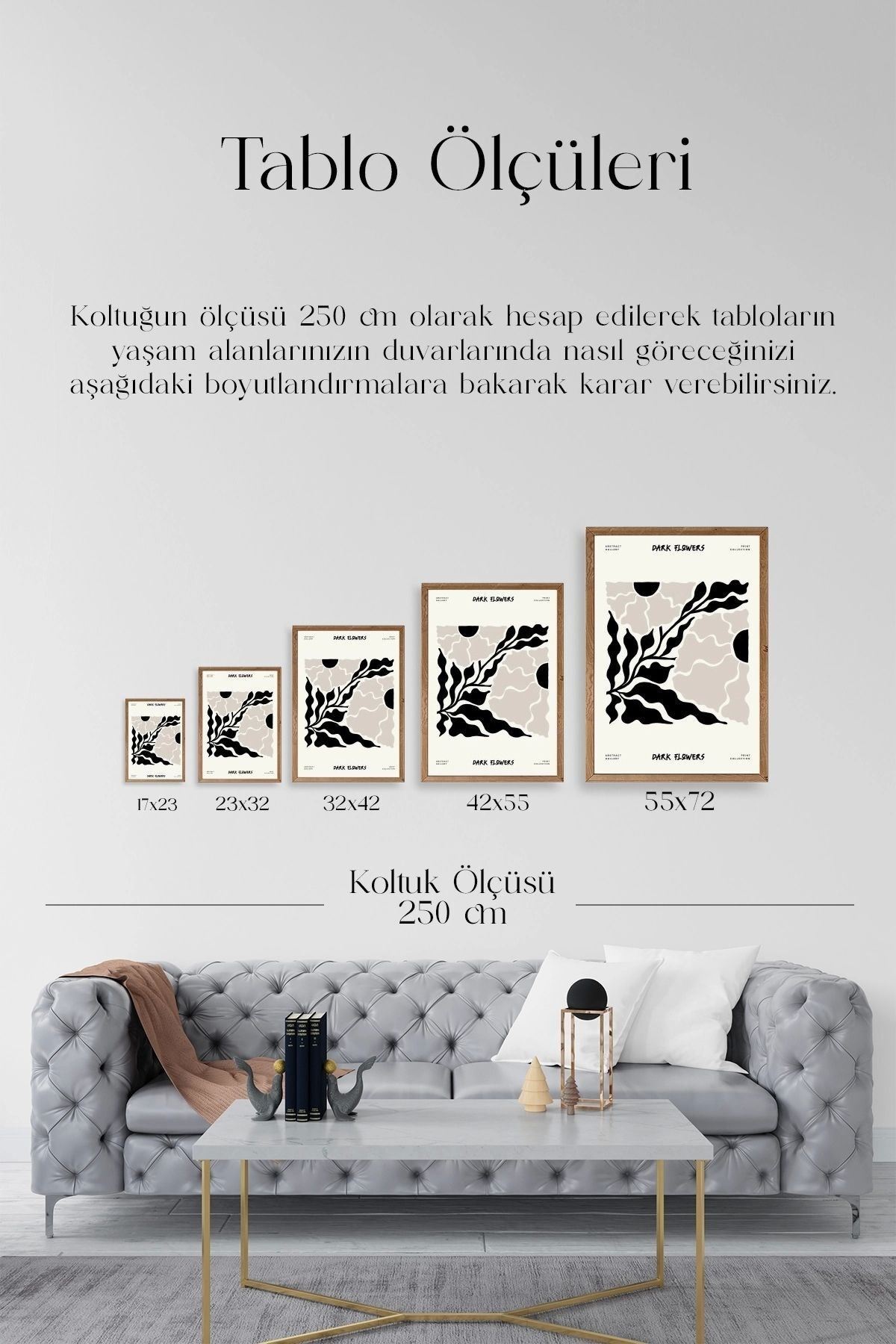 Çiçek Ahşap Çerçeveli Tablo 23 x 30