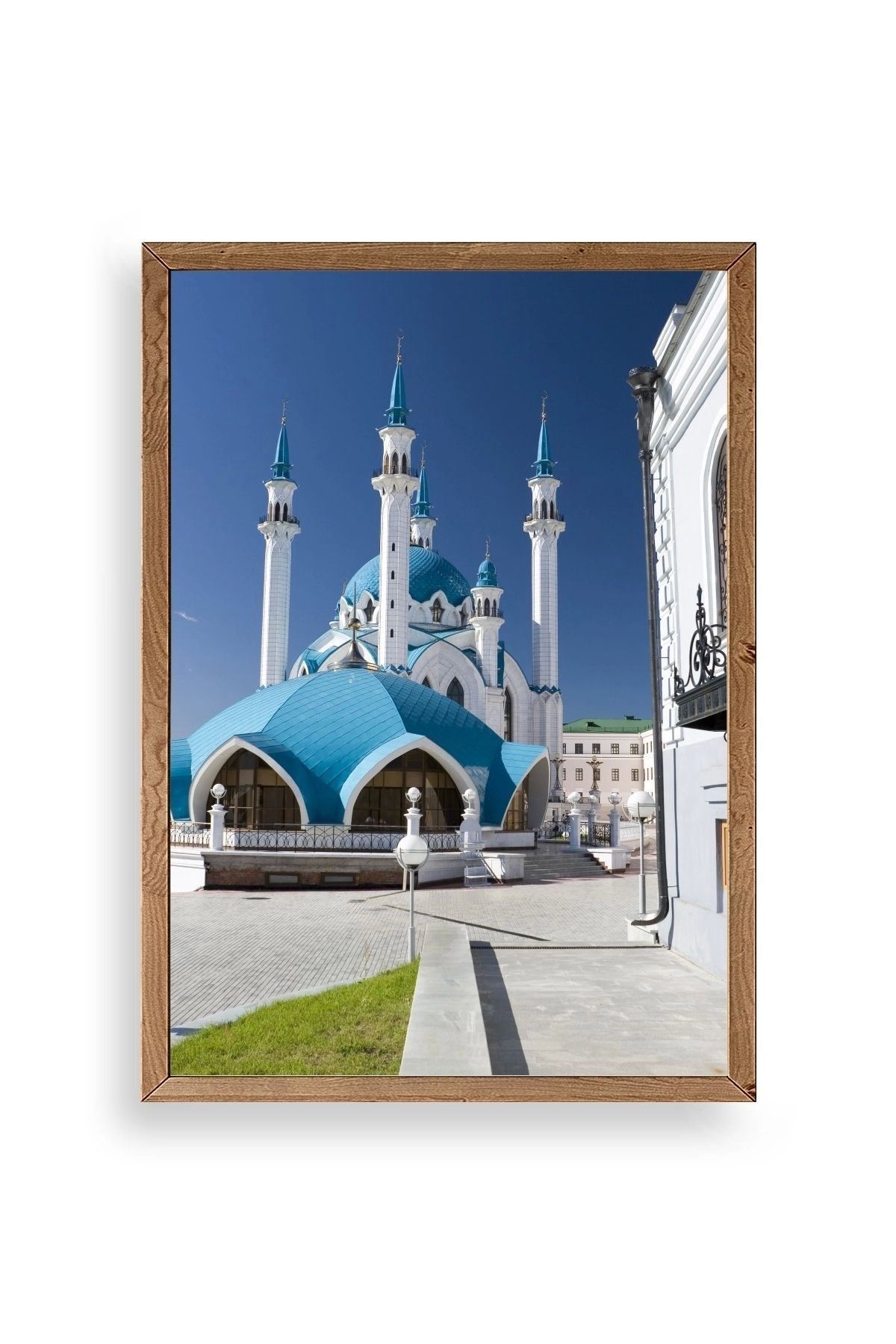 Kabe Camii Ahşap Çerçeveli Tablo 30 x 42