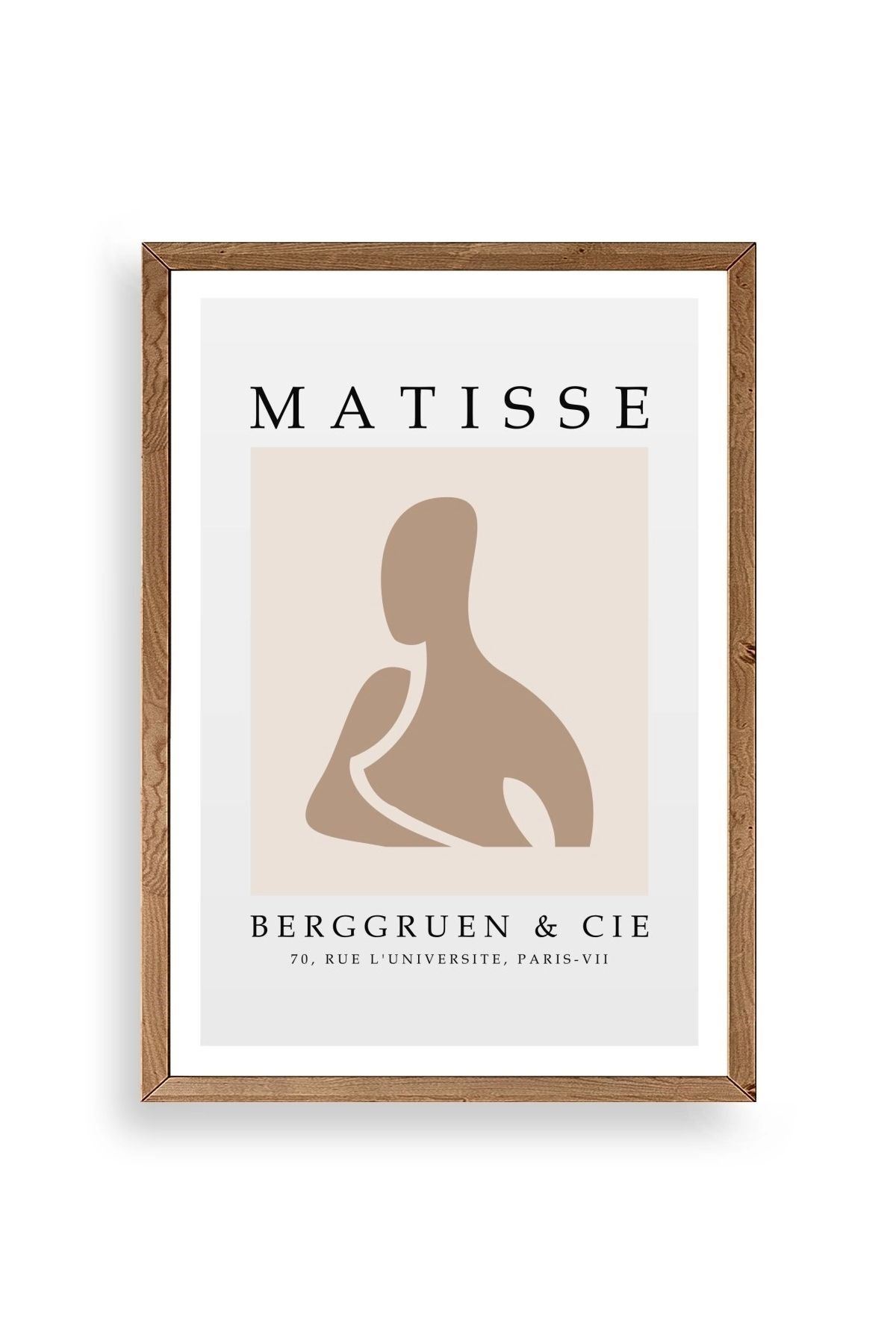 Modern Ahşap Çerçeveli Tablo 30 x 42