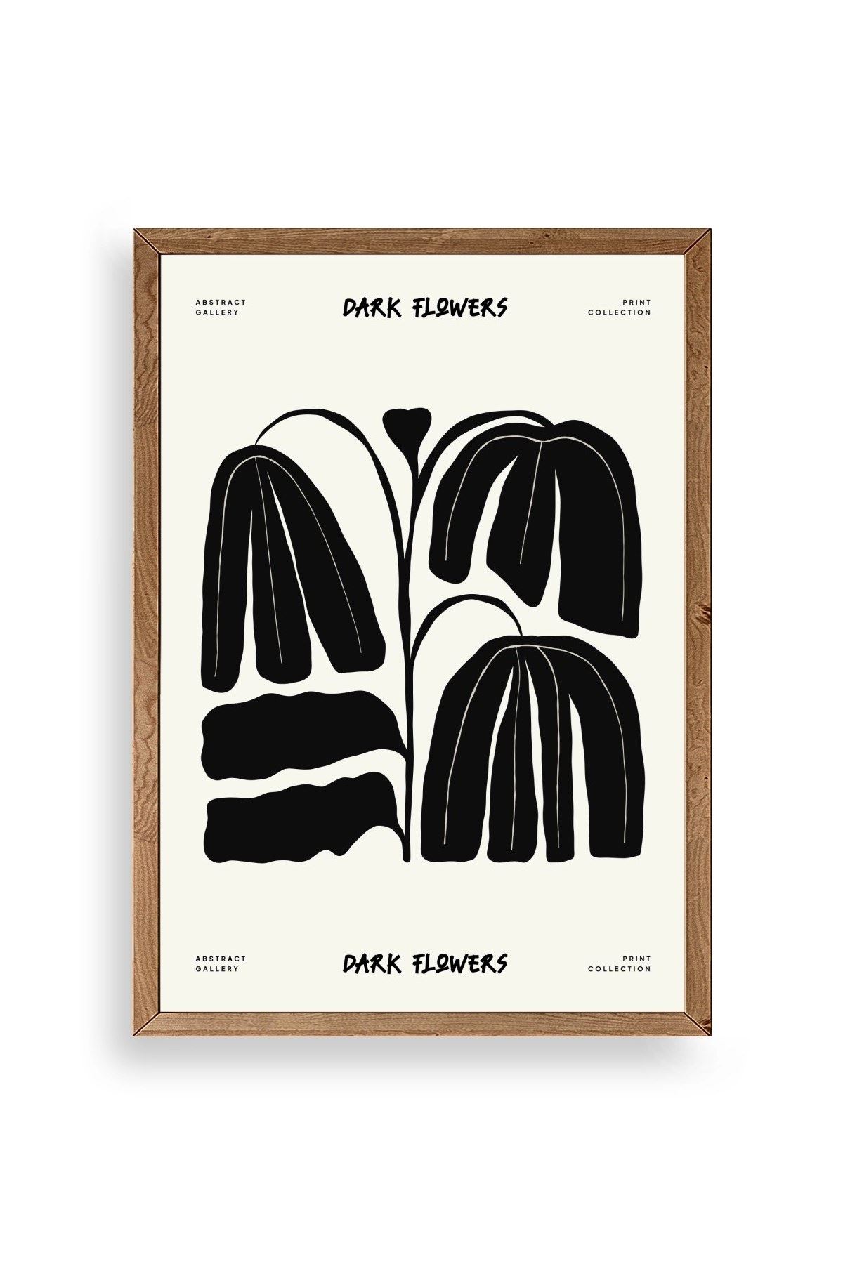 Çiçek Ahşap Çerçeveli Tablo 23 x 30