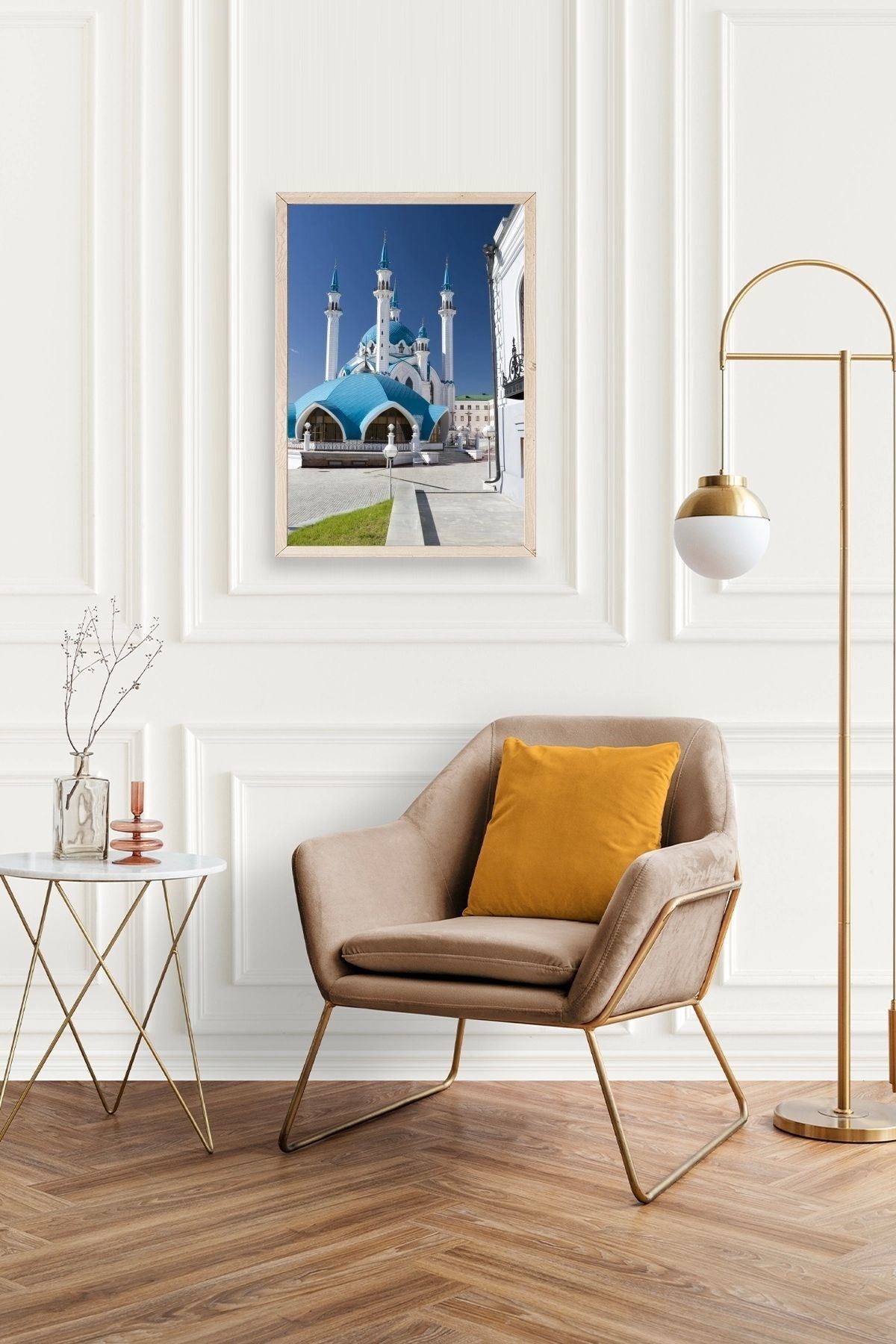 Kabe Camii Ahşap Çerçeveli Tablo 30 x 42