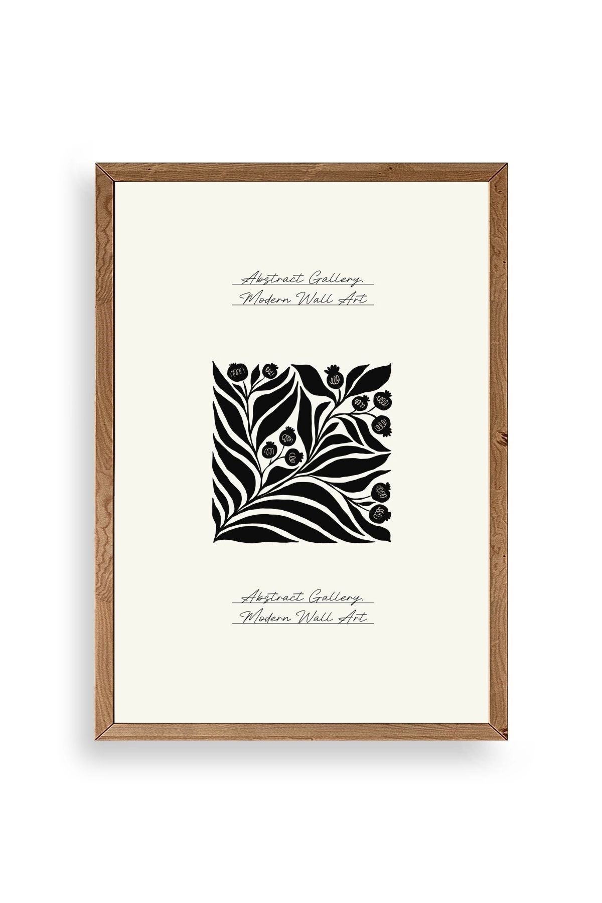 Çiçek Ahşap Çerçeveli Tablo 30 x 42