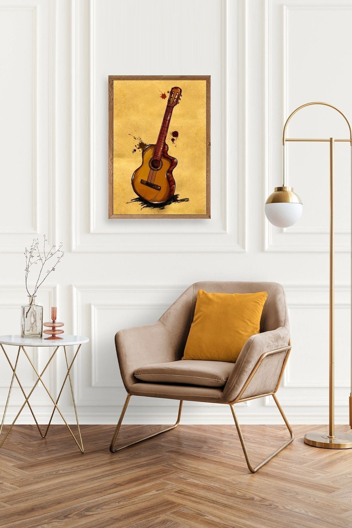 Keman Ahşap Çerçeveli Tablo 23 x 30