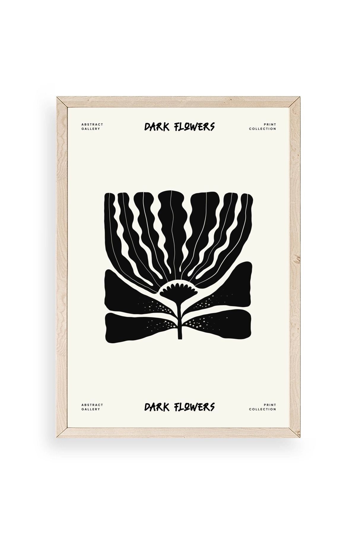 Çiçek Ahşap Çerçeveli Tablo 30 x 42