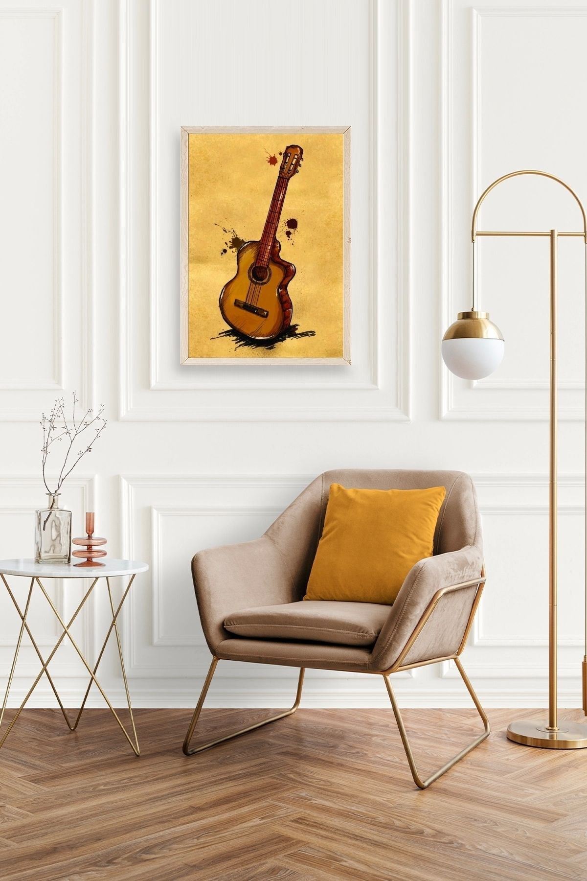 Keman Ahşap Çerçeveli Tablo 23 x 30