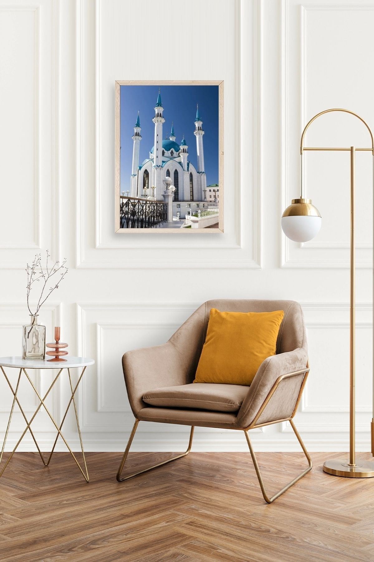 Kabe Camii Ahşap Çerçeveli Tablo 30 x 42