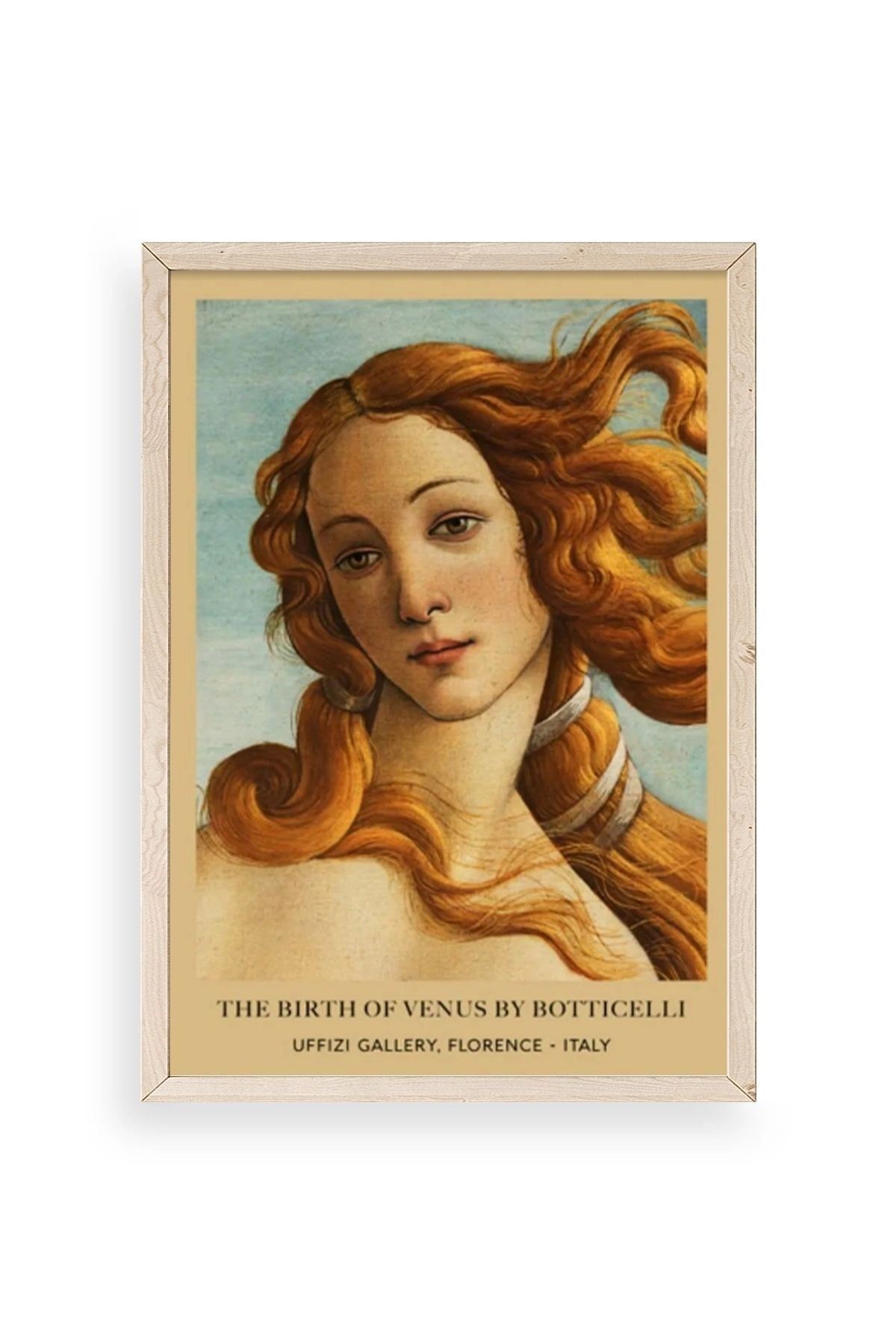 Kadın Ahşap Çerçeveli Tablo 23 x 30