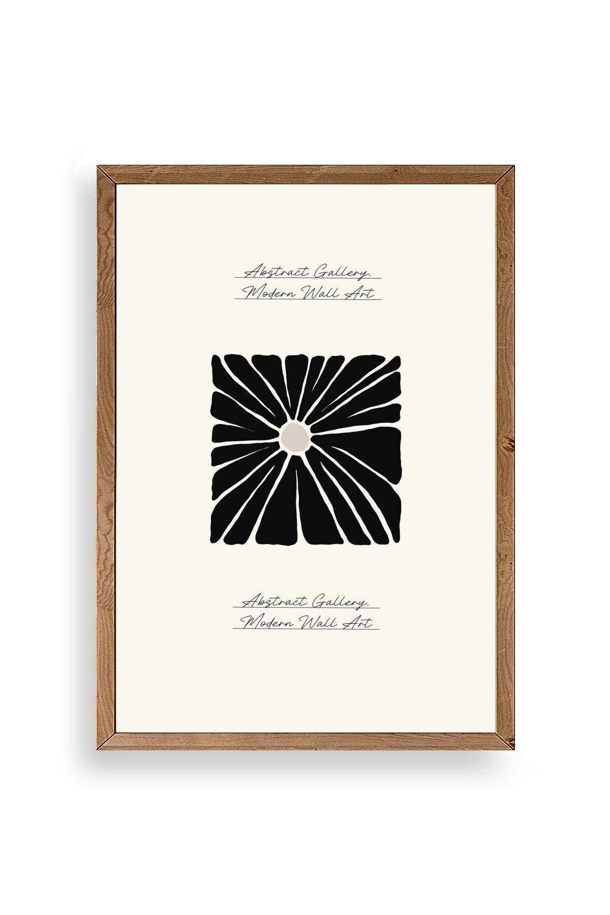 Çiçek Ahşap Çerçeveli Tablo 50 x 70