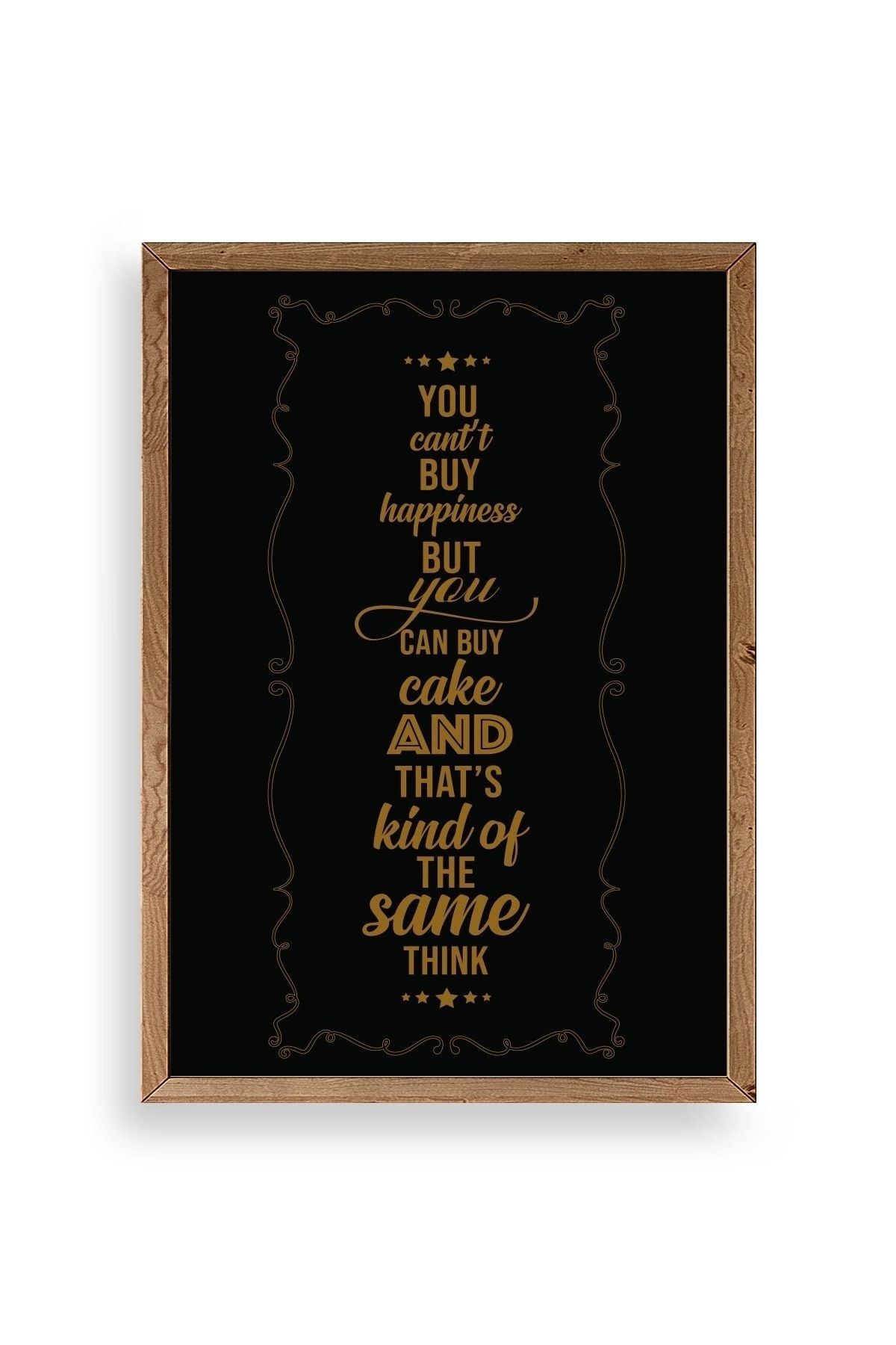 Modern Ahşap Çerçeveli Tablo 30 x 42