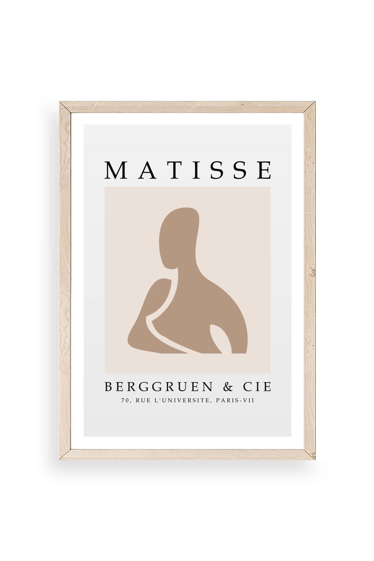 Modern Ahşap Çerçeveli Tablo 30 x 42