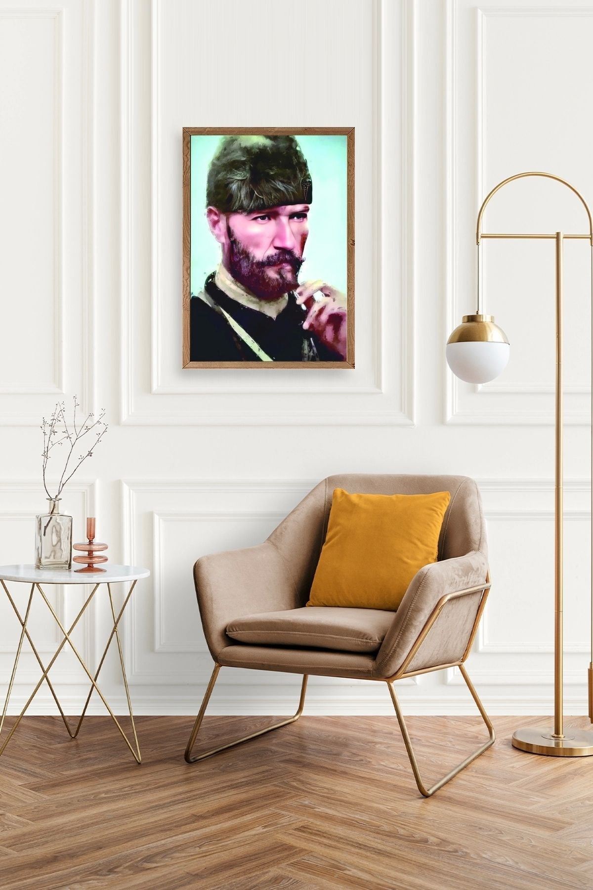 Atatürk Ahşap Çerçeveli Tablo 23 x 30