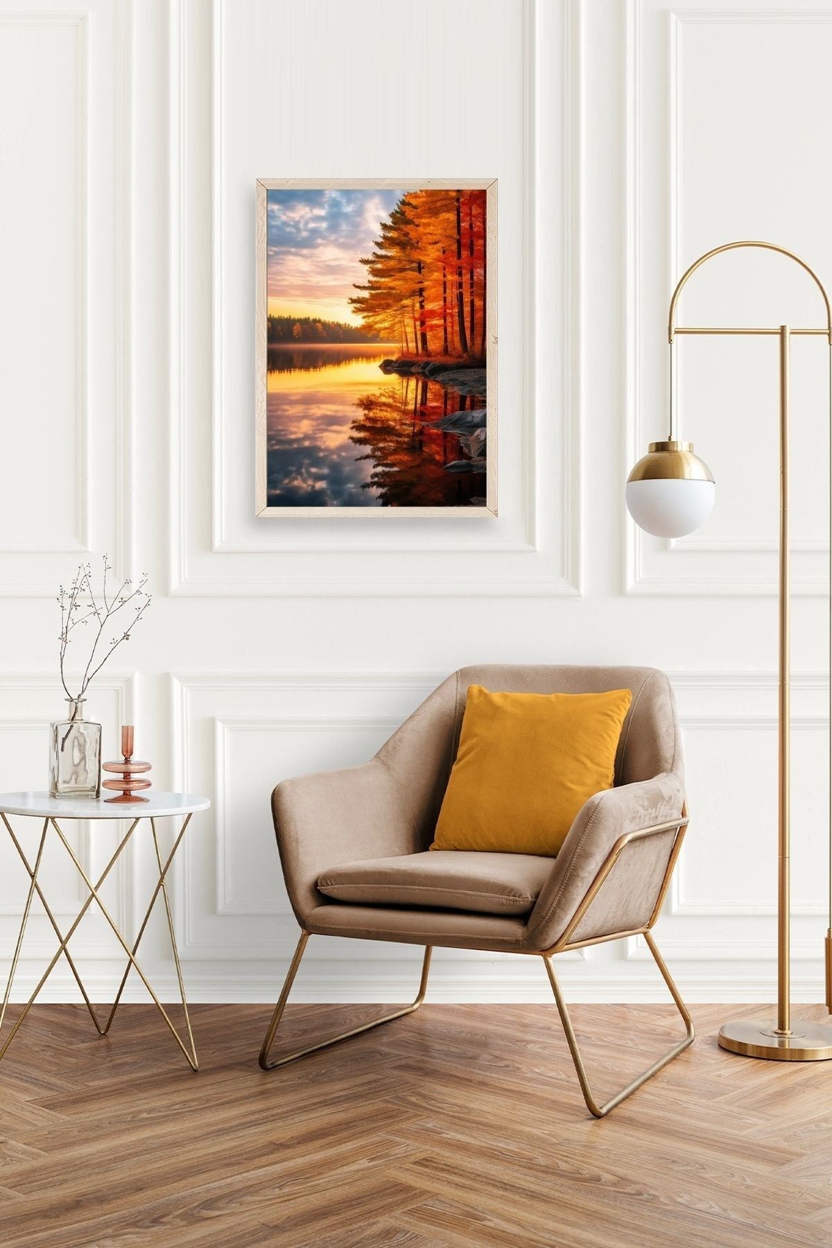 Manzara Ahşap Çerçeveli Tablo 30 x 42