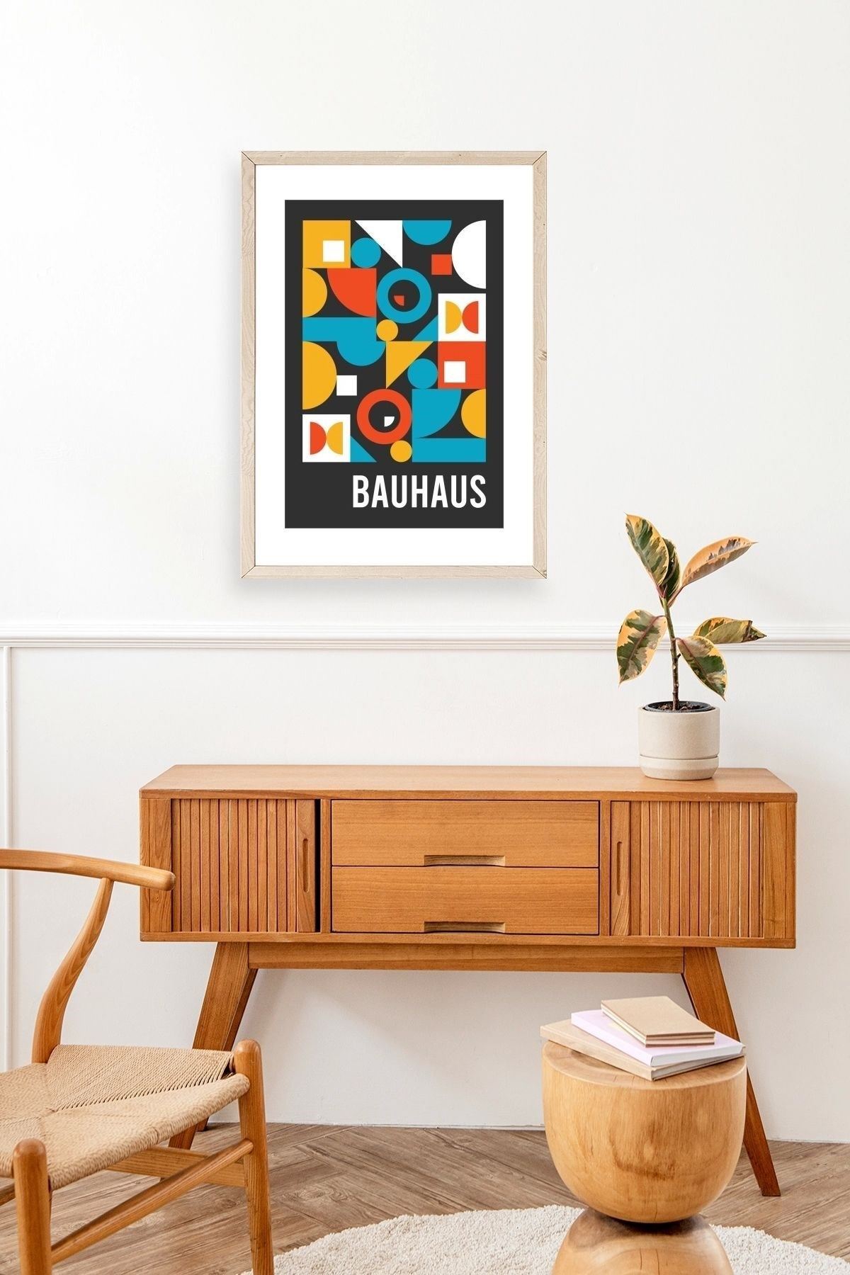 Modern Ahşap Çerçeveli Tablo 23 x 30