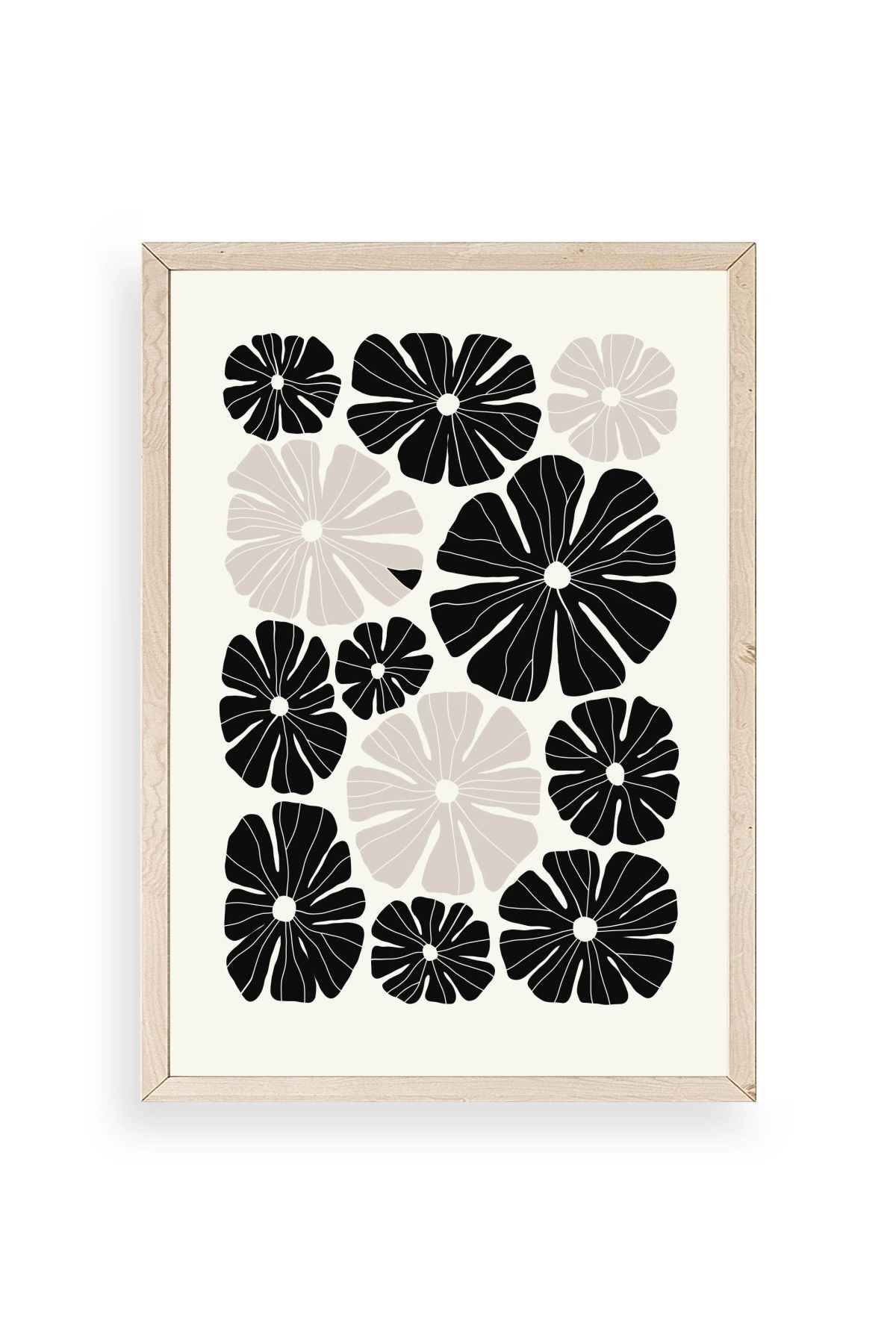 Çiçek Ahşap Çerçeveli Tablo 23 x 30