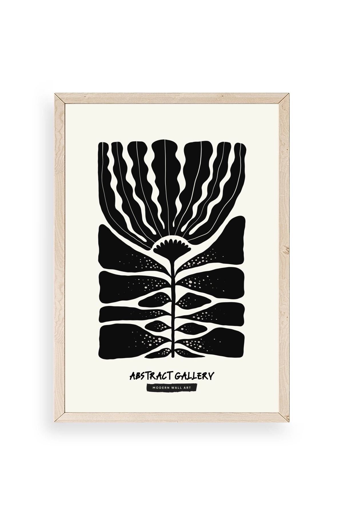 Modern Ahşap Çerçeveli Tablo 30 x 42