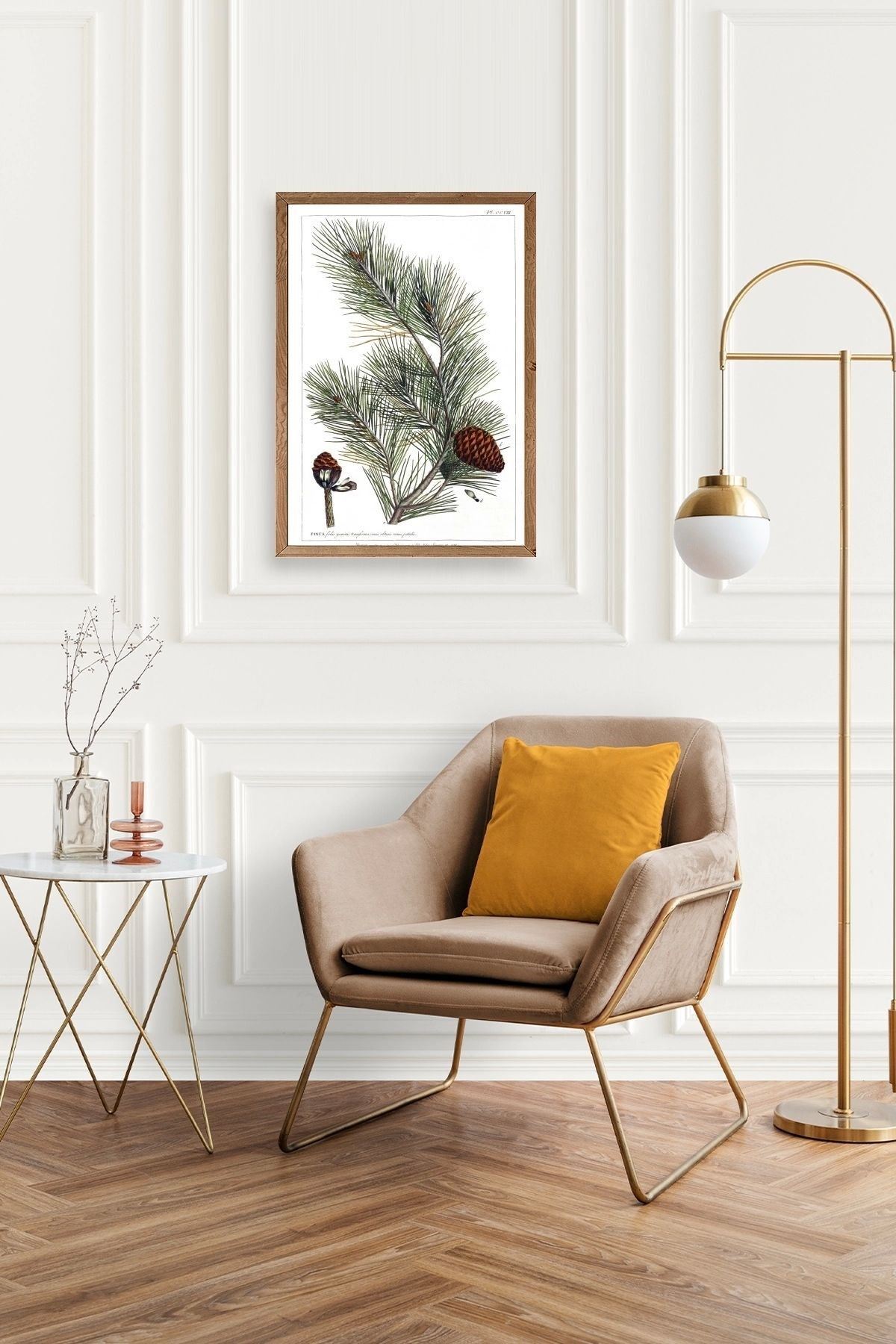 Çam Ahşap Çerçeveli Tablo 30 x 42