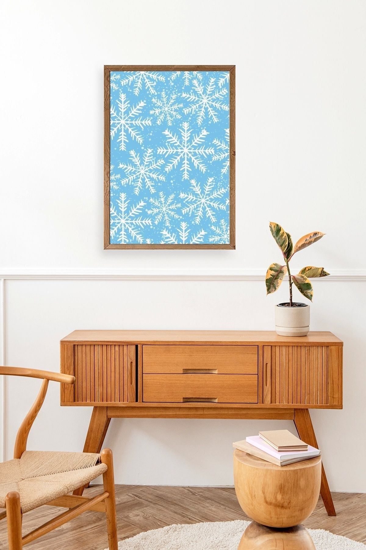 Kartopu Ahşap Çerçeveli Tablo 23 x 30