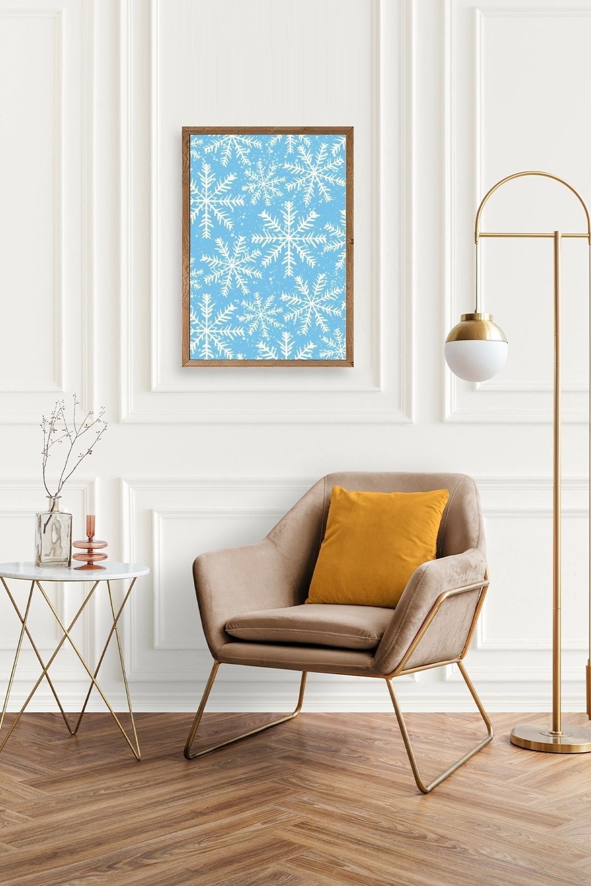 Kartopu Ahşap Çerçeveli Tablo 30 x 42