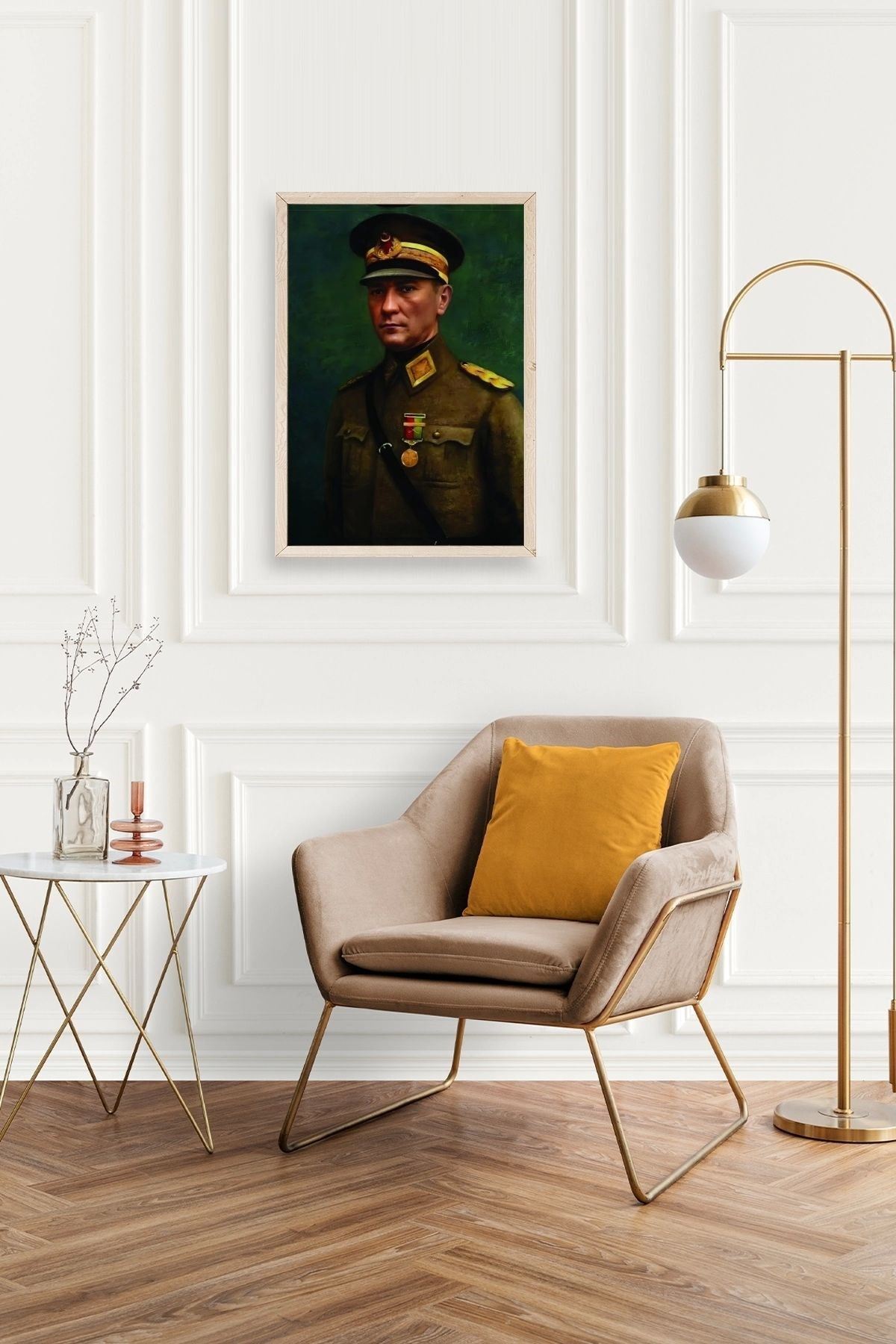 Atatürk Ahşap Çerçeveli Tablo 30 x 42