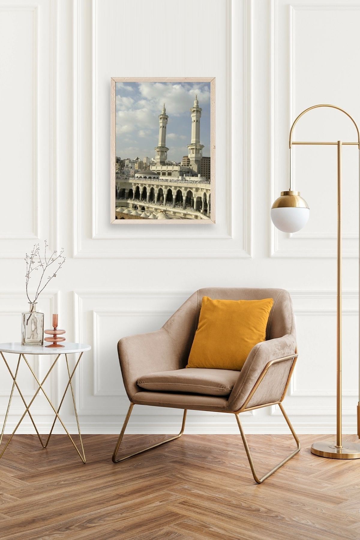 Kabe Camii Ahşap Çerçeveli Tablo 30 x 42