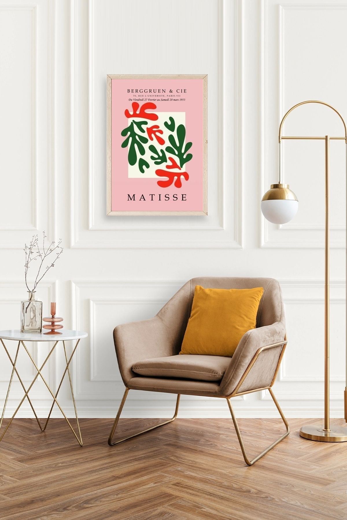 Modern Ahşap Çerçeveli Tablo 23 x 30