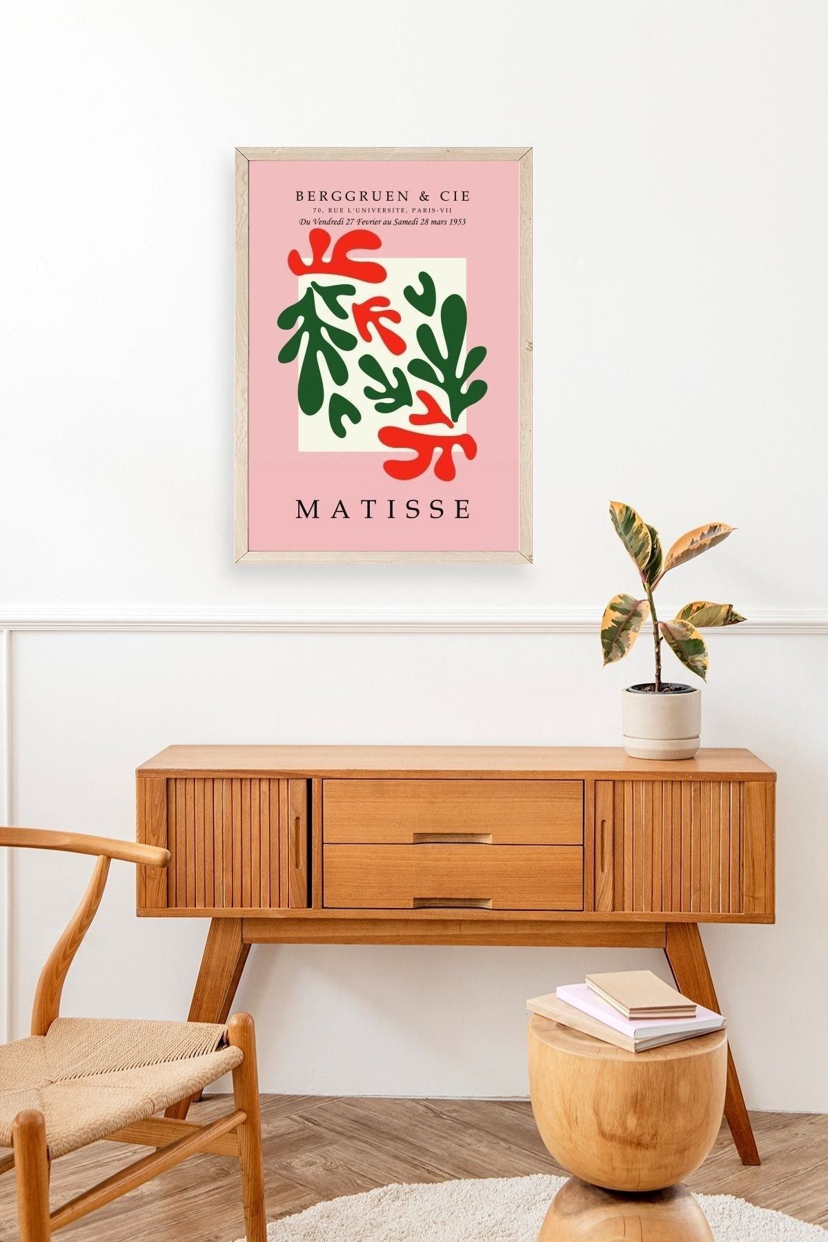 Modern Ahşap Çerçeveli Tablo 50 x 70