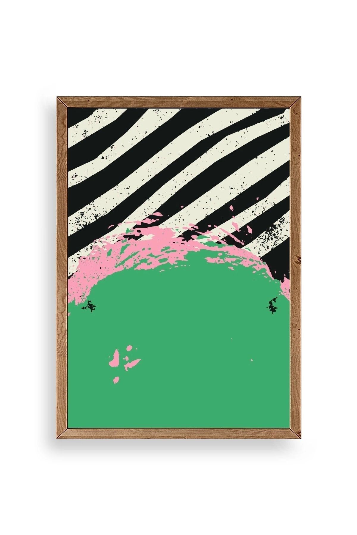 Modern Ahşap Çerçeveli Tablo 50 x 70