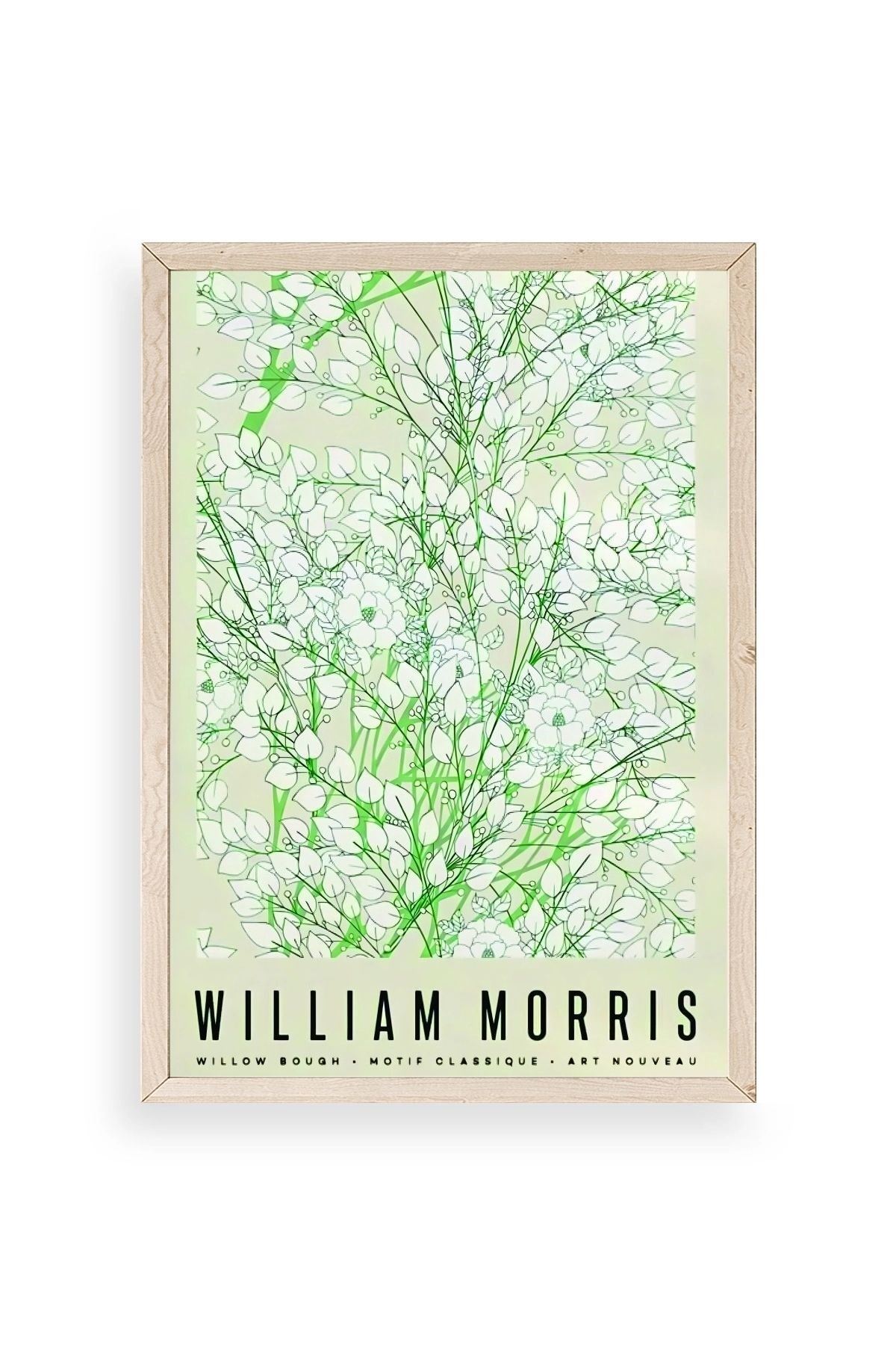 Çiçekler Ahşap Çerçeveli Tablo 50 x 70