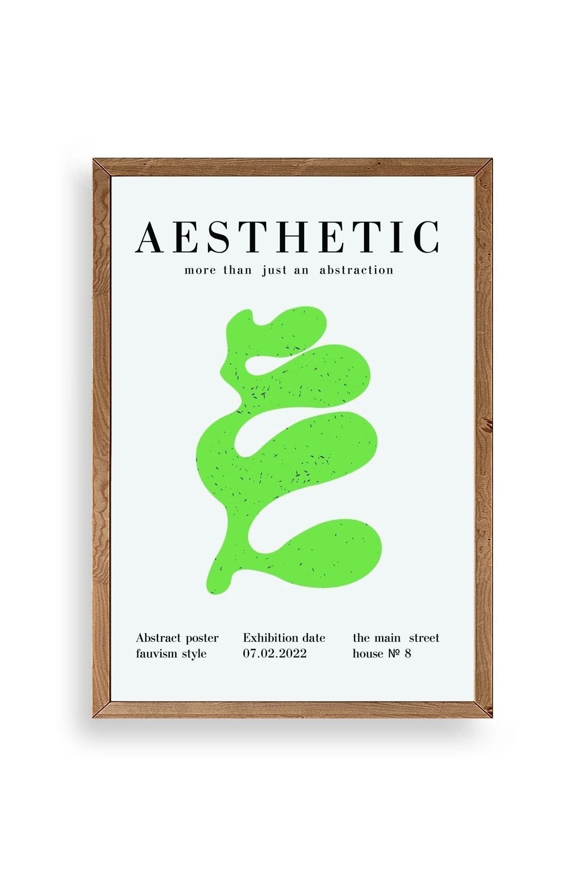 Modern Ahşap Çerçeveli Tablo 23 x 30