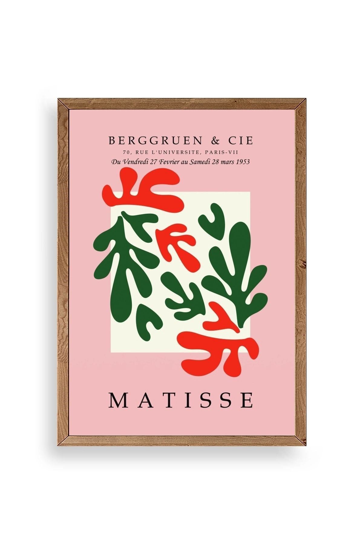 Modern Ahşap Çerçeveli Tablo 30 x 42