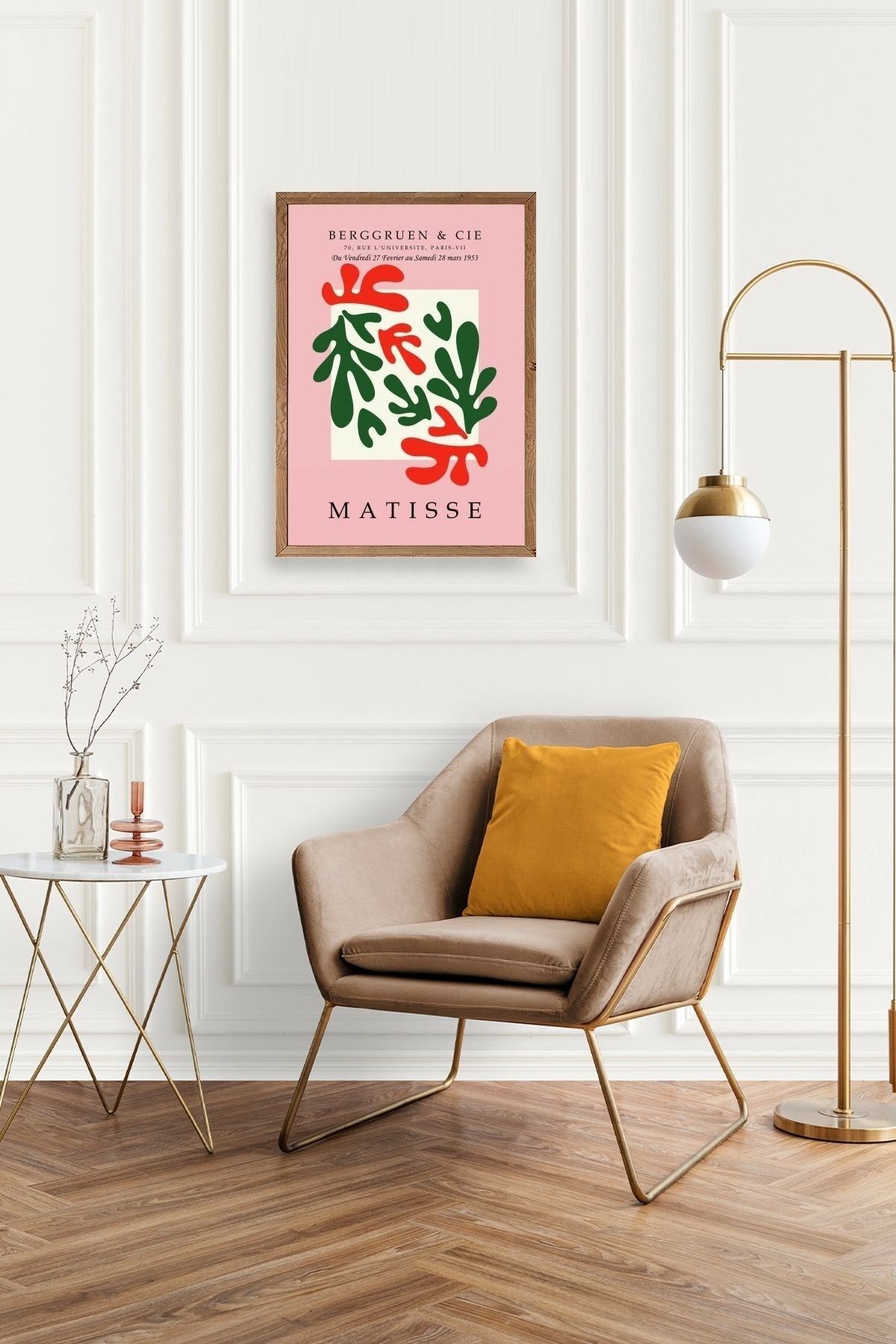 Modern Ahşap Çerçeveli Tablo 23 x 30