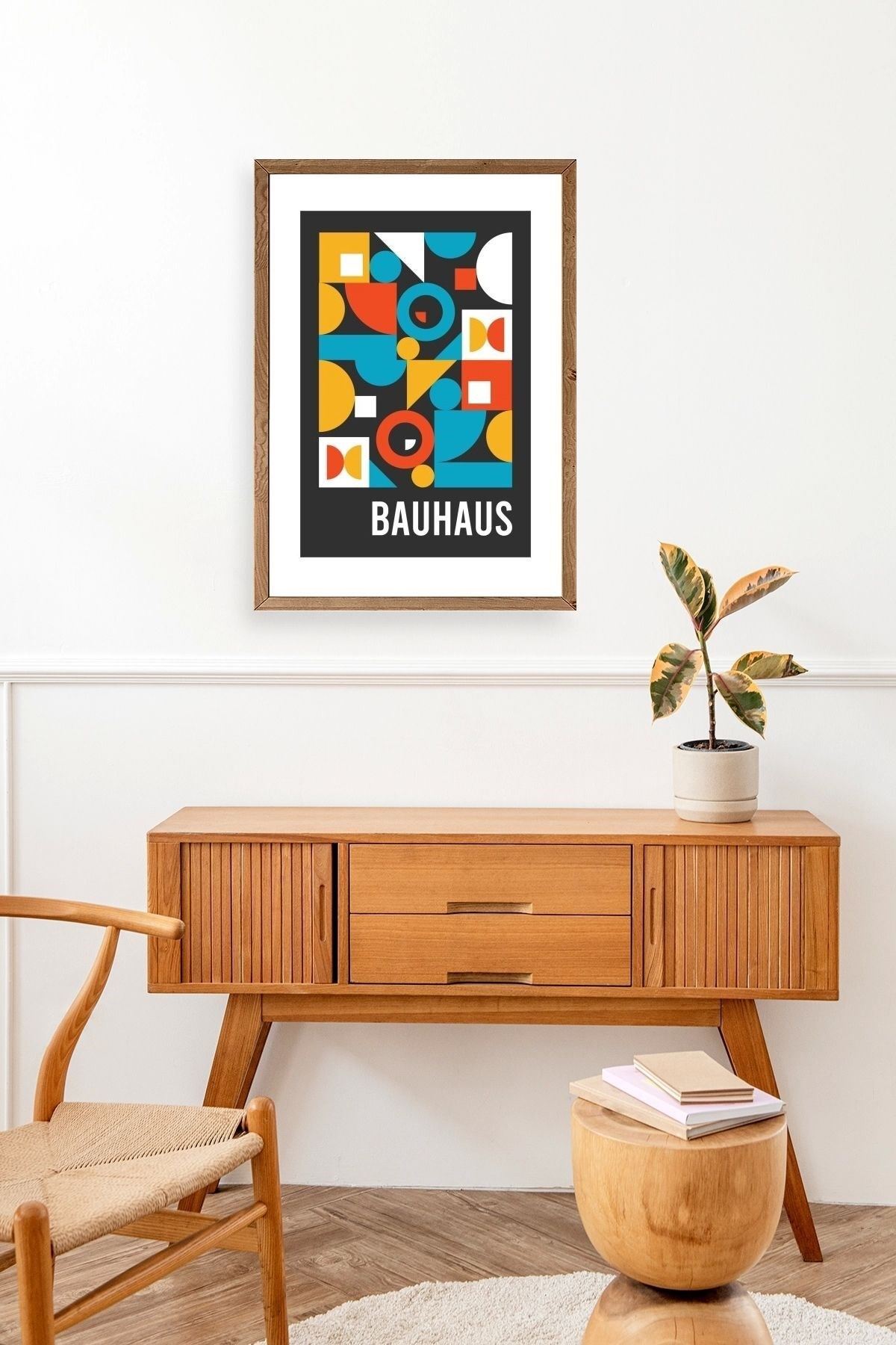 Modern Ahşap Çerçeveli Tablo 23 x 30