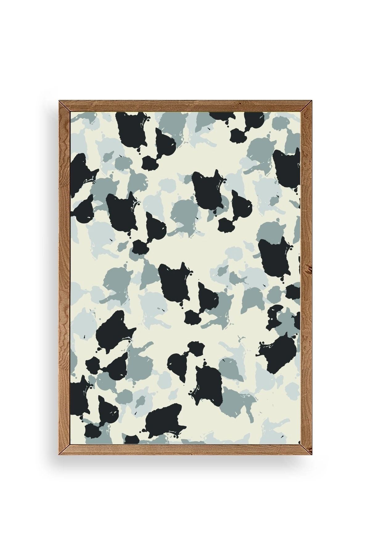 Desen Ahşap Çerçeveli Tablo 23 x 30