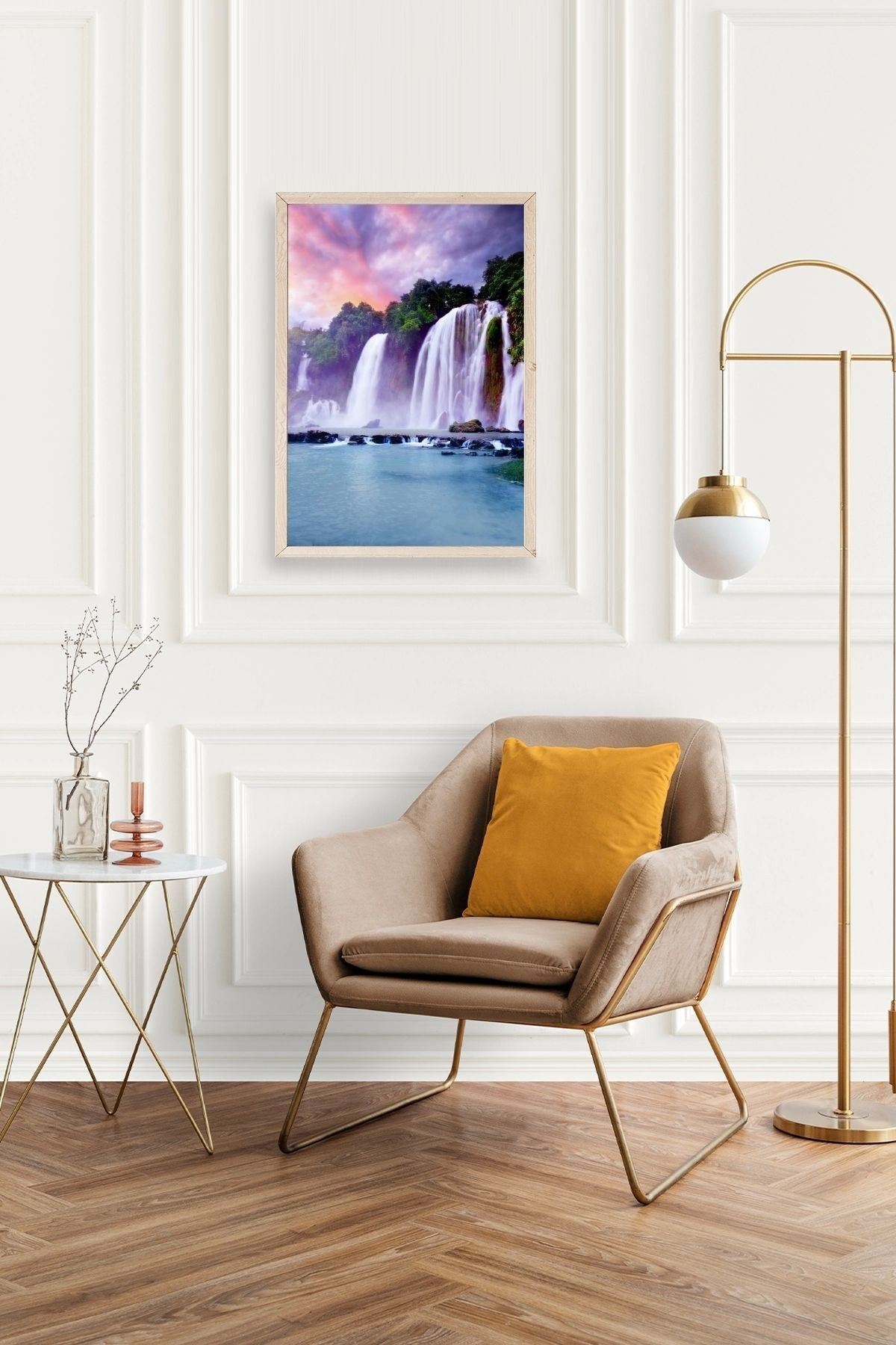 Manzara Doğa Ahşap Çerçeveli Tablo 17 x 23