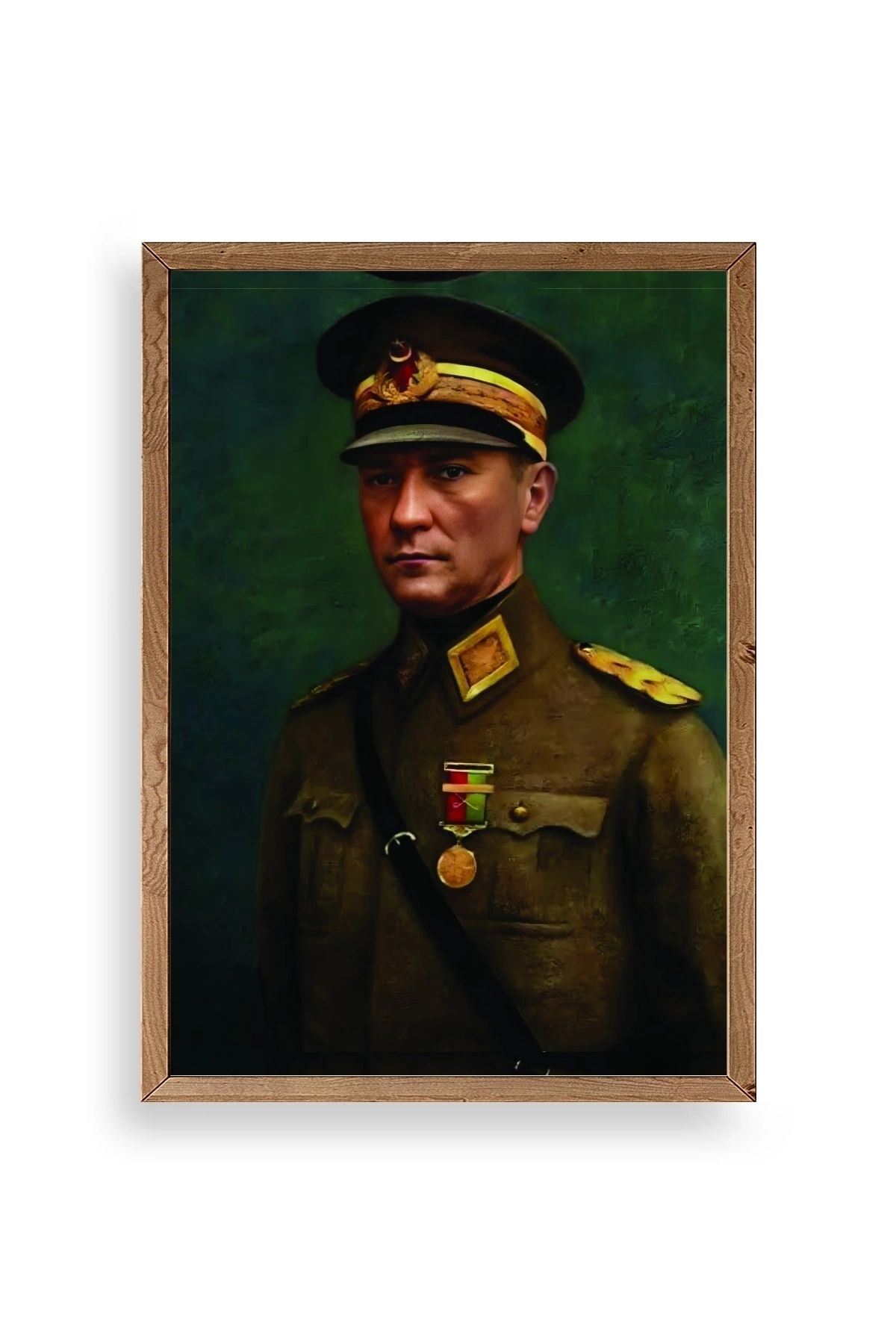 Atatürk Ahşap Çerçeveli Tablo 23 x 30