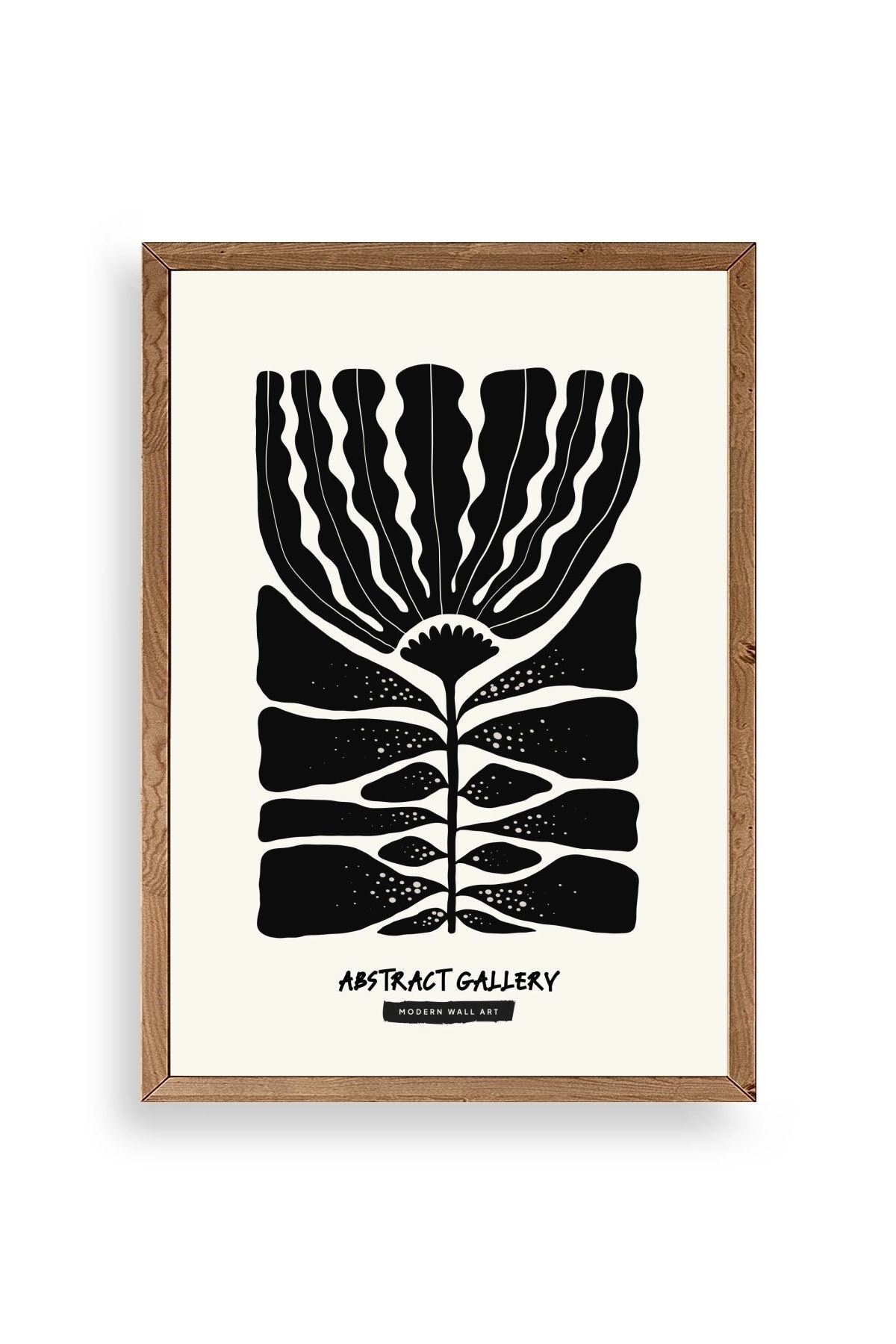 Modern Ahşap Çerçeveli Tablo 30 x 42