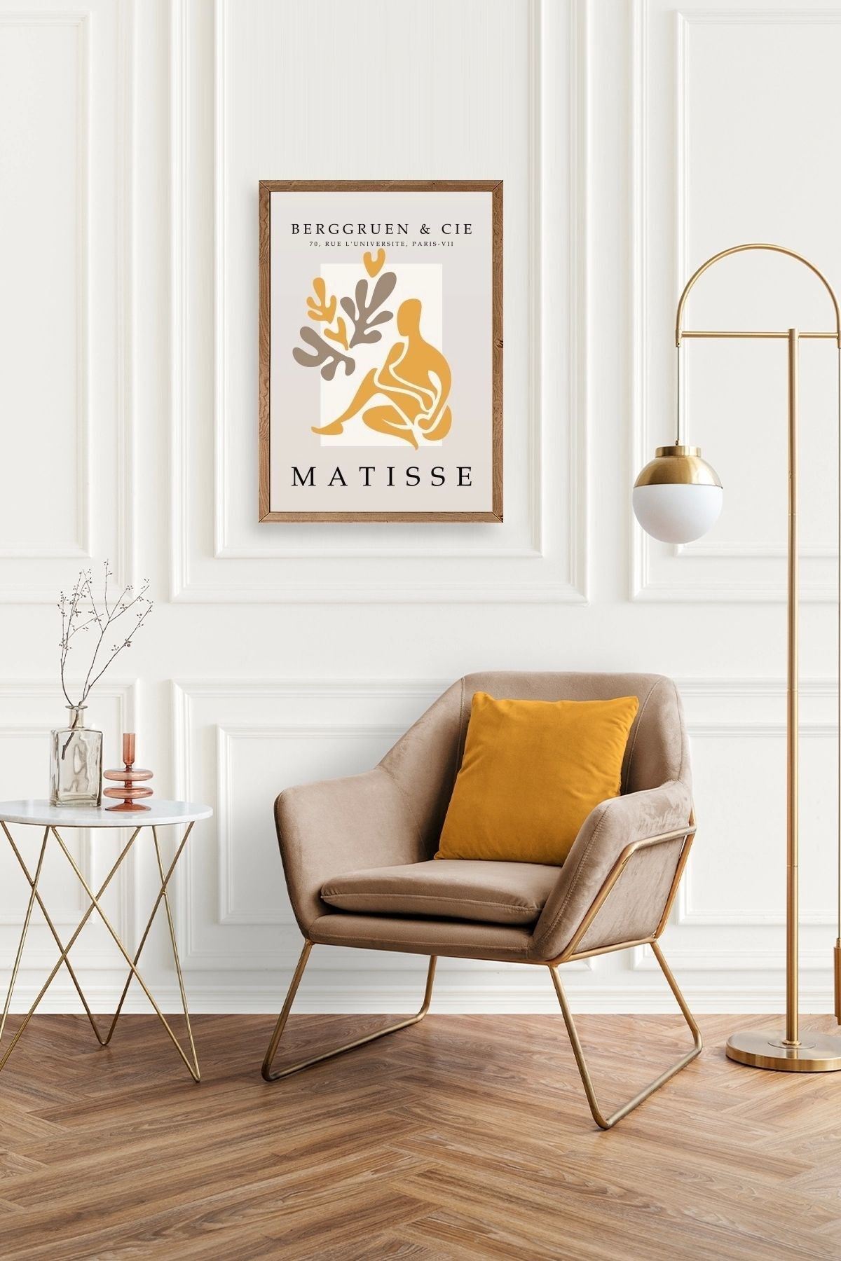 Modern Ahşap Çerçeveli Tablo 50 x 70