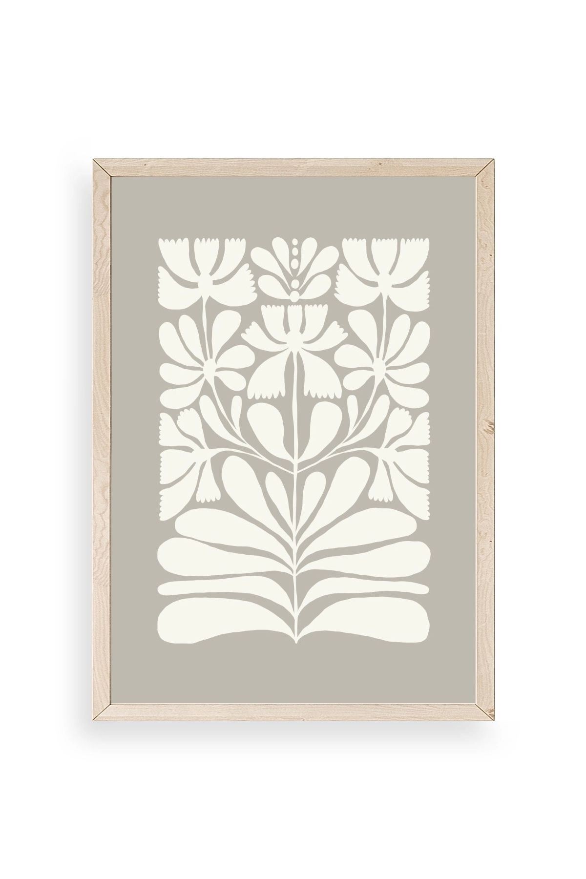 Desen Ahşap Çerçeveli Tablo 50 x 70